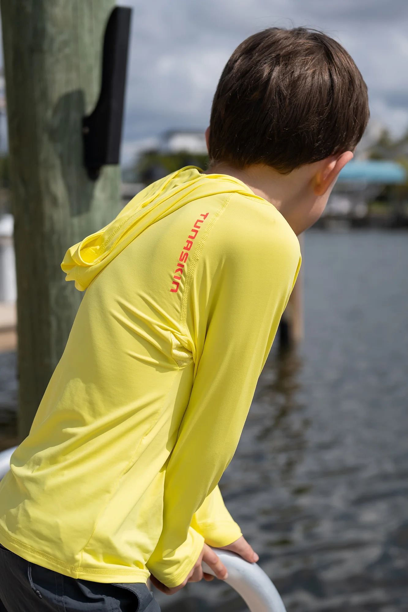Ahi Breeze Little Tuna Hoodie | Yellow - Image 3