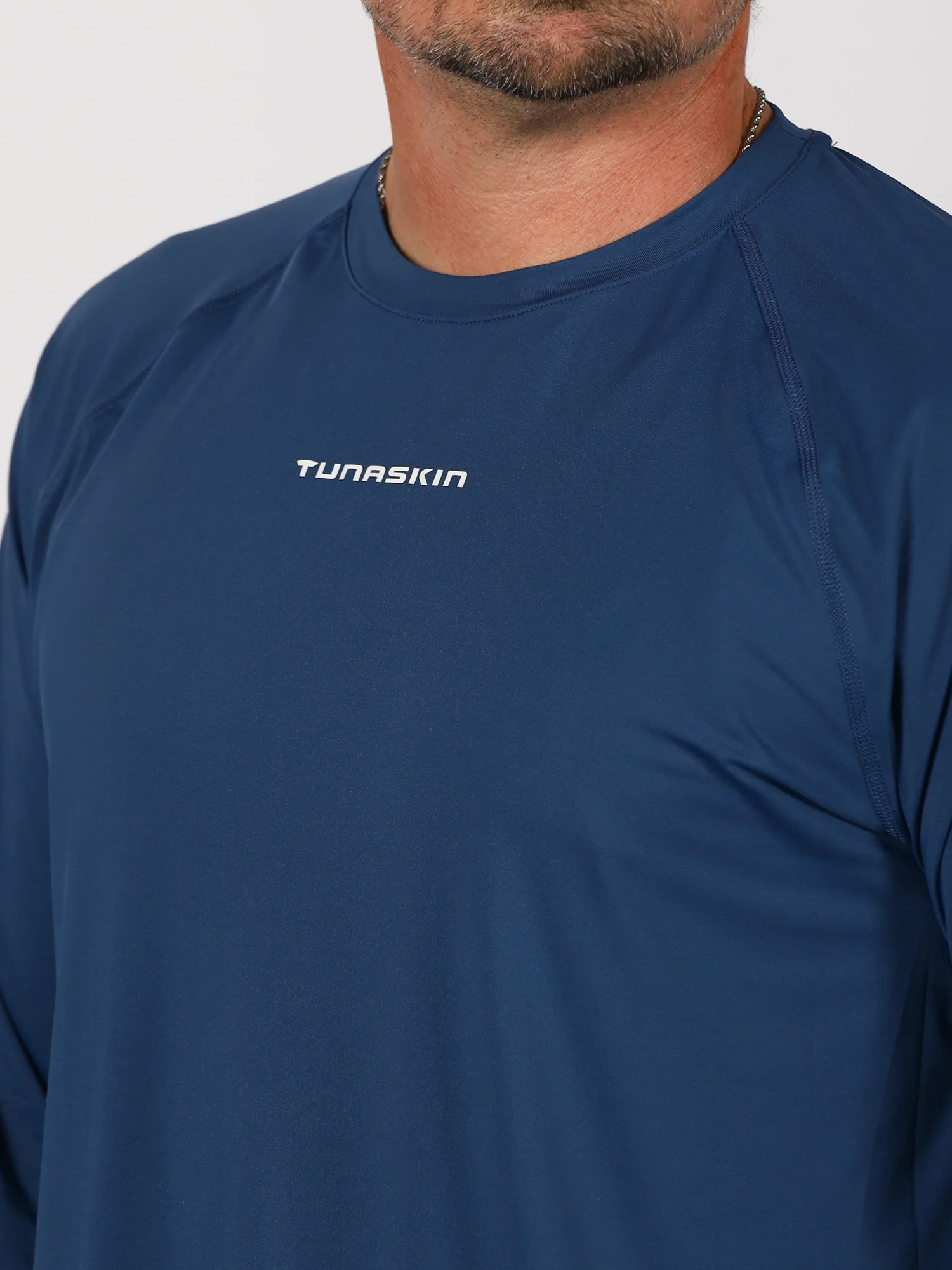 Men's Ahi Breeze Long Sleeve Tee | Navy - Image 3