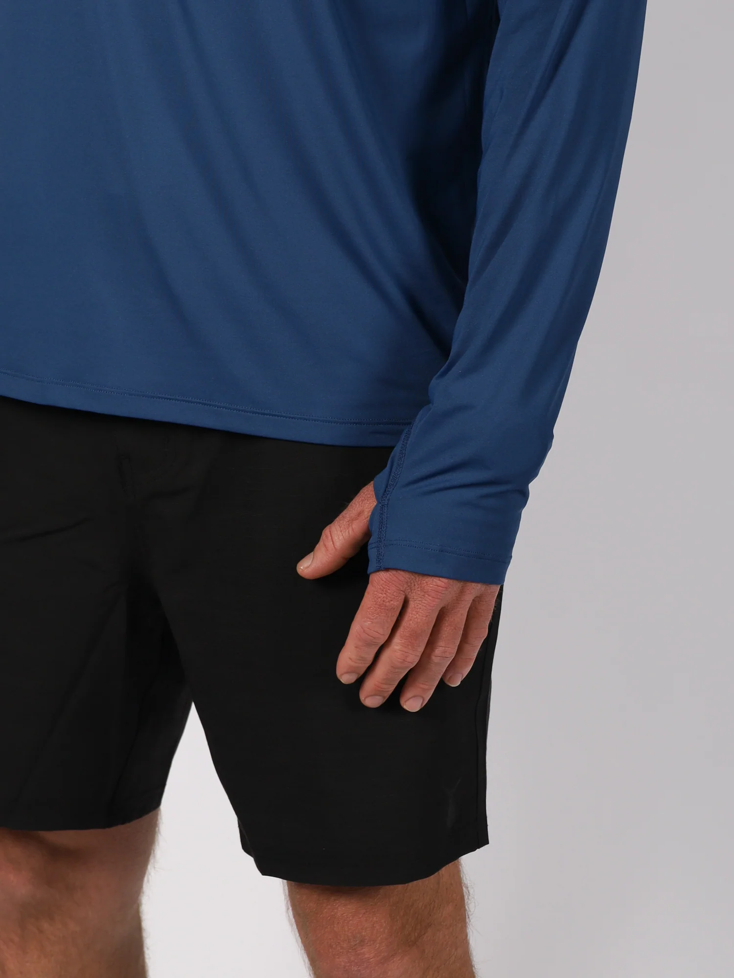 Men's Ahi Breeze Long Sleeve Tee | Navy - Image 5