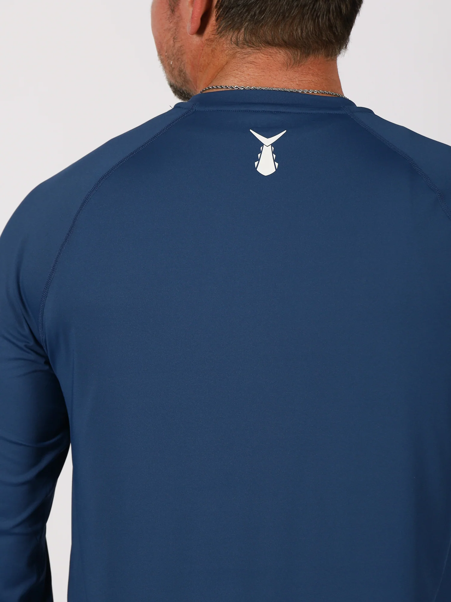 Men's Ahi Breeze Long Sleeve Tee | Navy - Image 7