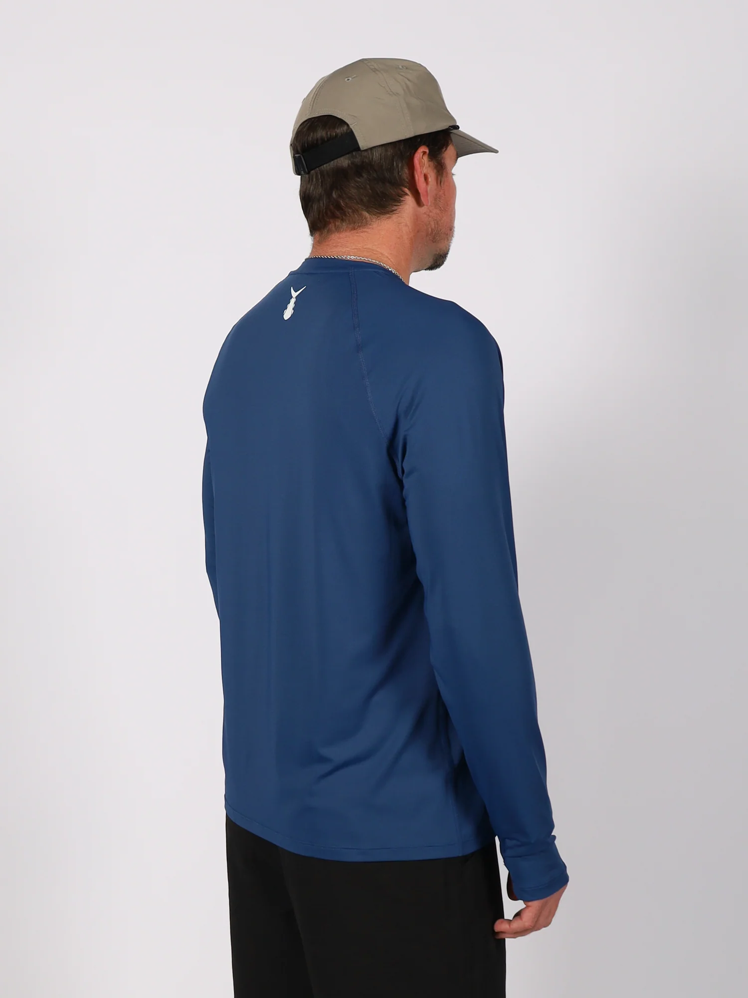 Men's Ahi Breeze Long Sleeve Tee | Navy - Image 8