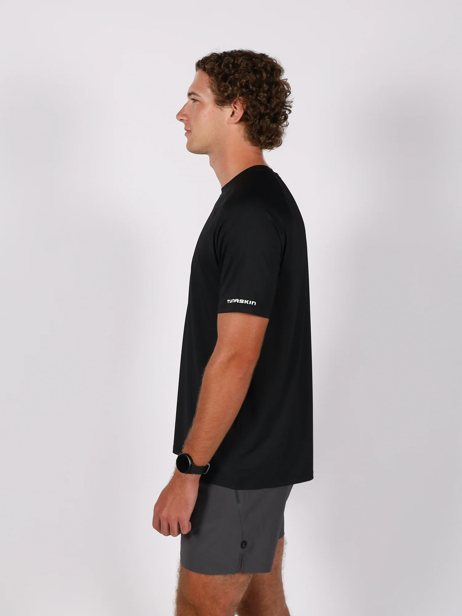 Men's Ahi Breeze Short Sleeve Tee | Black - Image 6