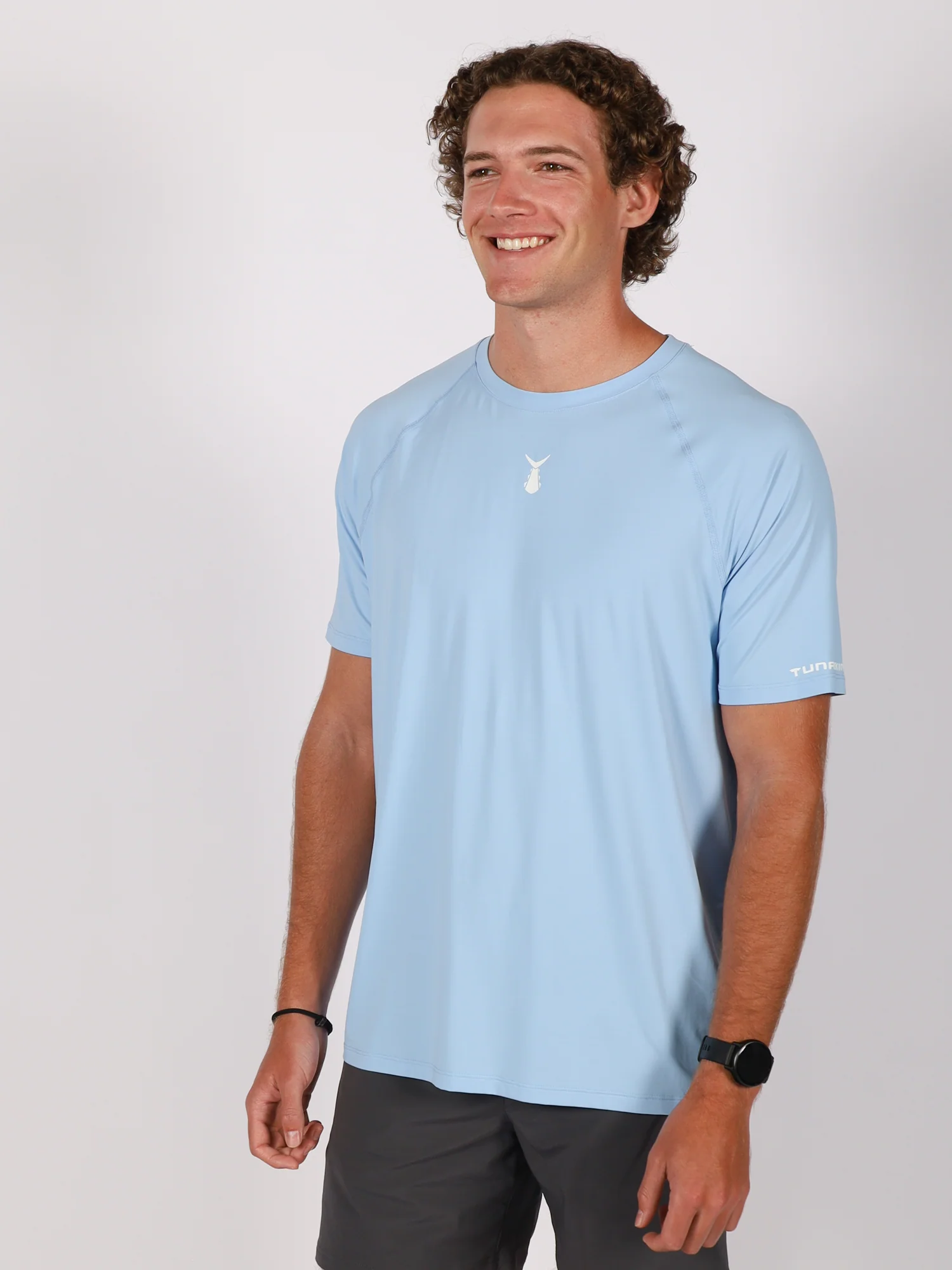 Men's Ahi Breeze Short Sleeve Tee | Sky - Image 2