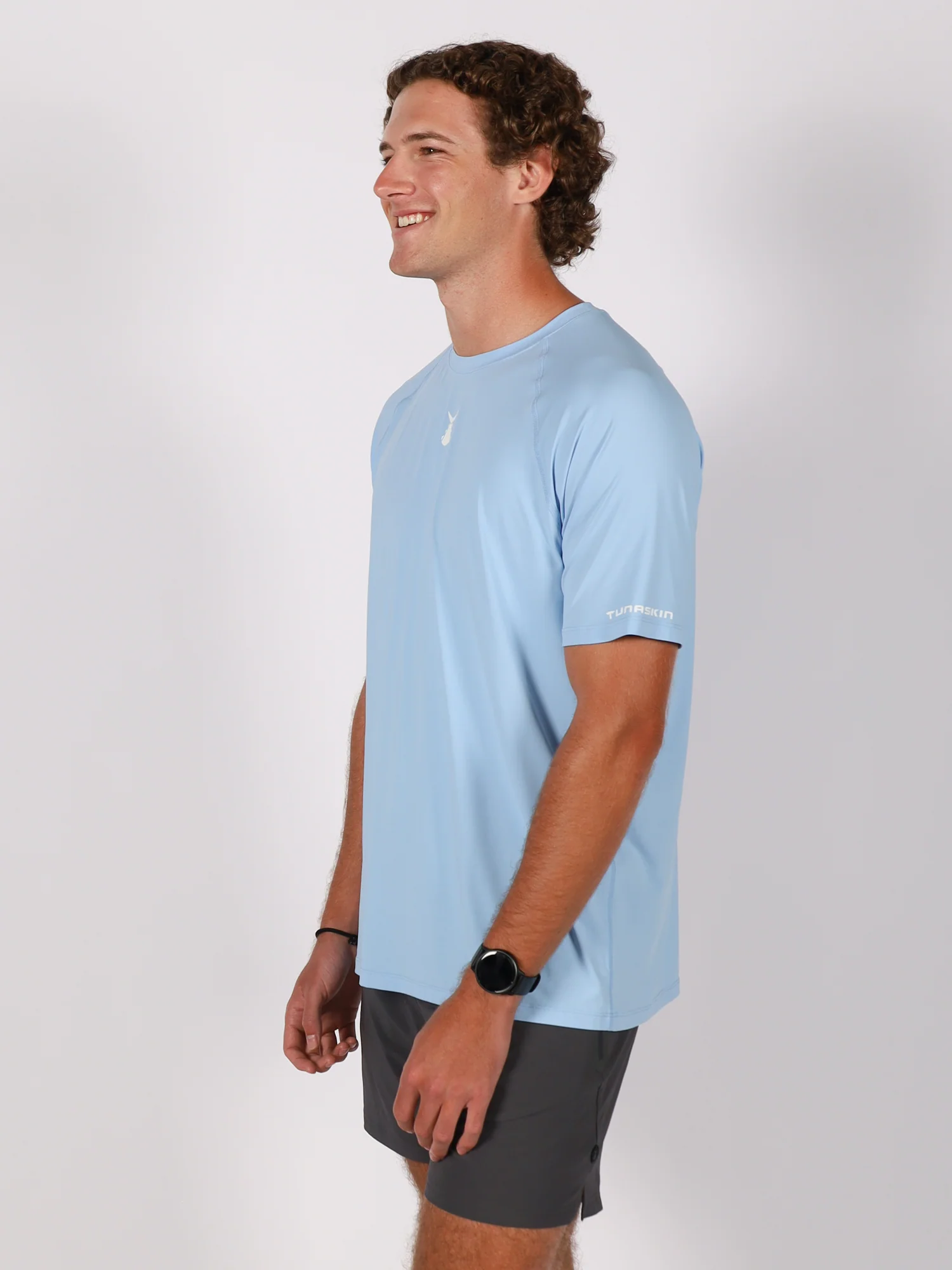 Men's Ahi Breeze Short Sleeve Tee | Sky - Image 3