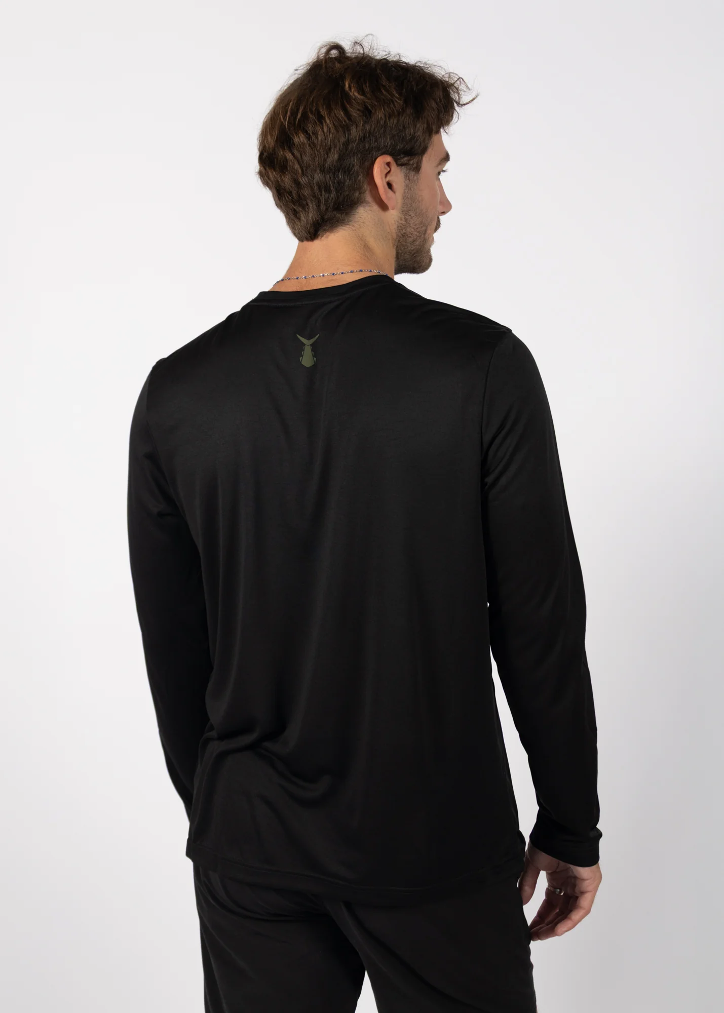 Core 07 | Men's Echo Performance Long Sleeve | Black - Image 3