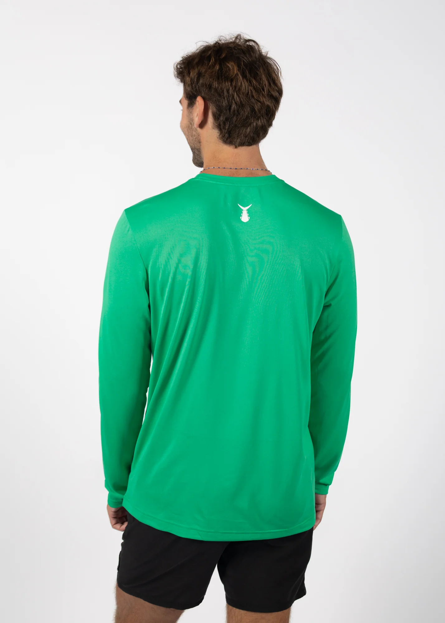 Core 07 | Men's Echo Performance Long Sleeve | Green Flash - Image 3