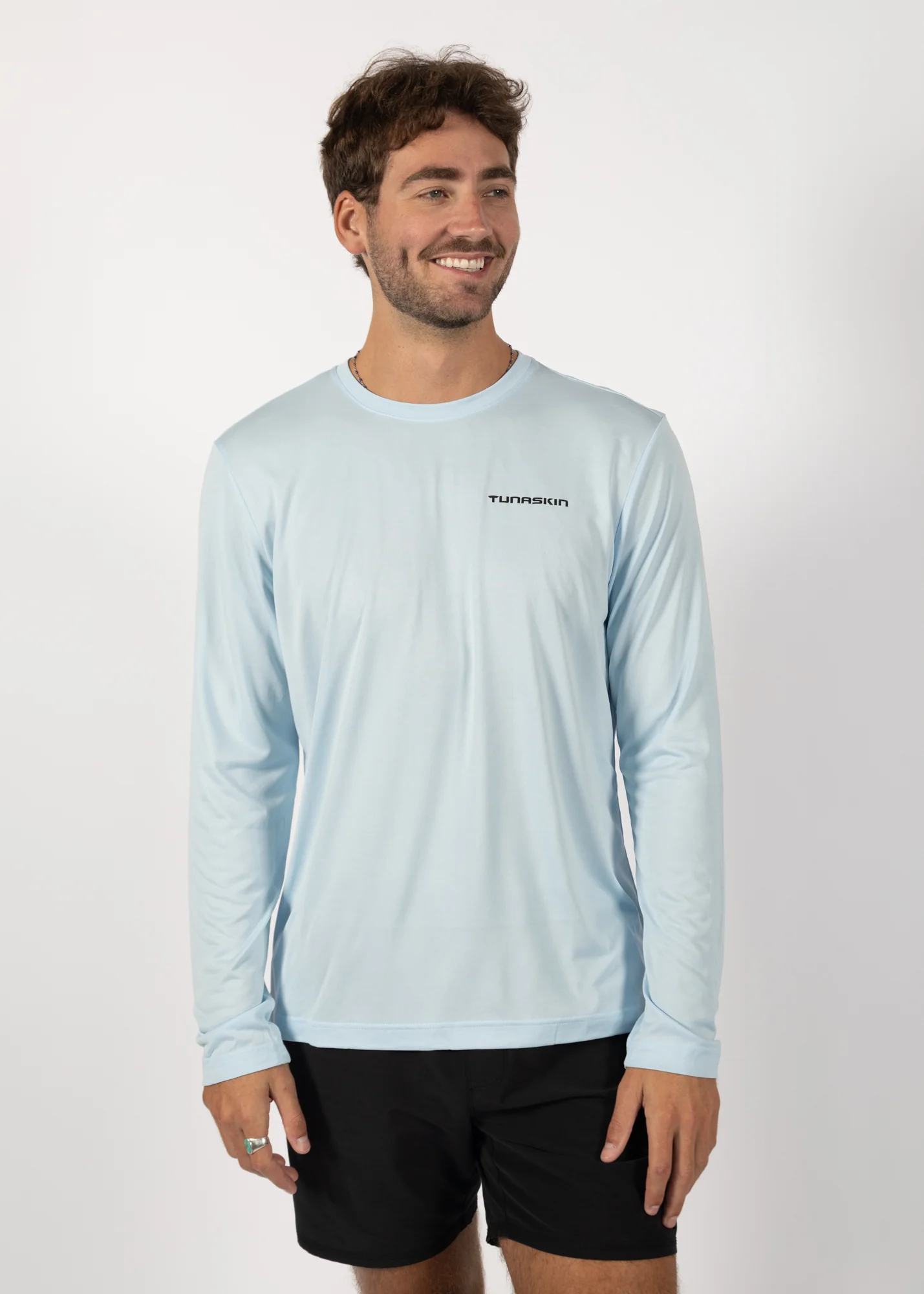 Core 07 | Men's Echo Performance Long Sleeve | Ice Blue