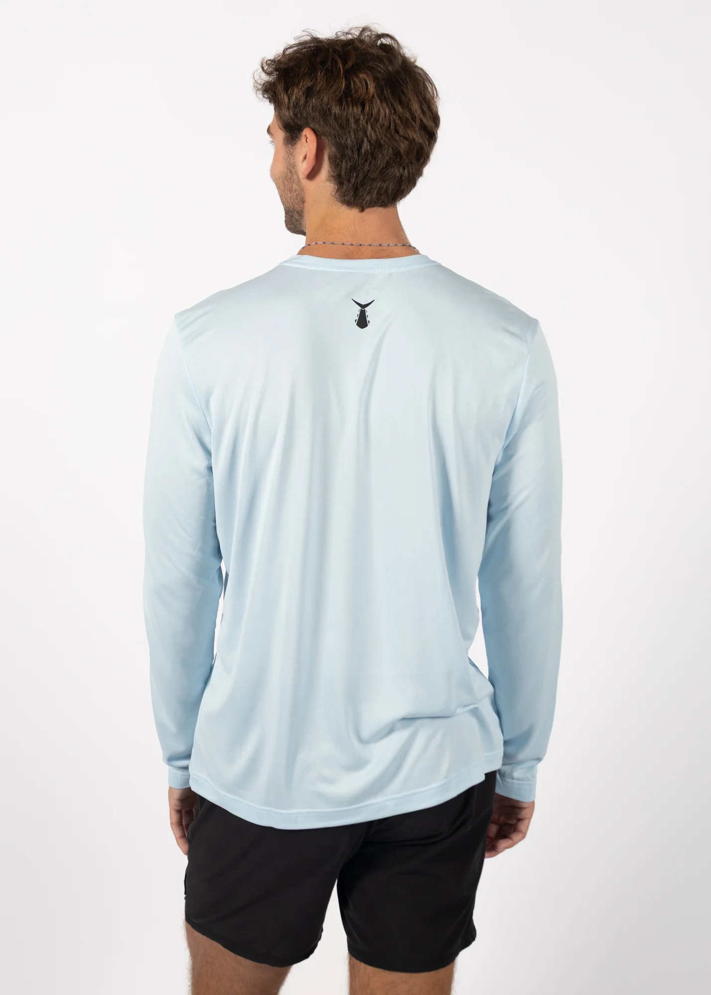 Core 07 | Men's Echo Performance Long Sleeve | Ice Blue - Image 2