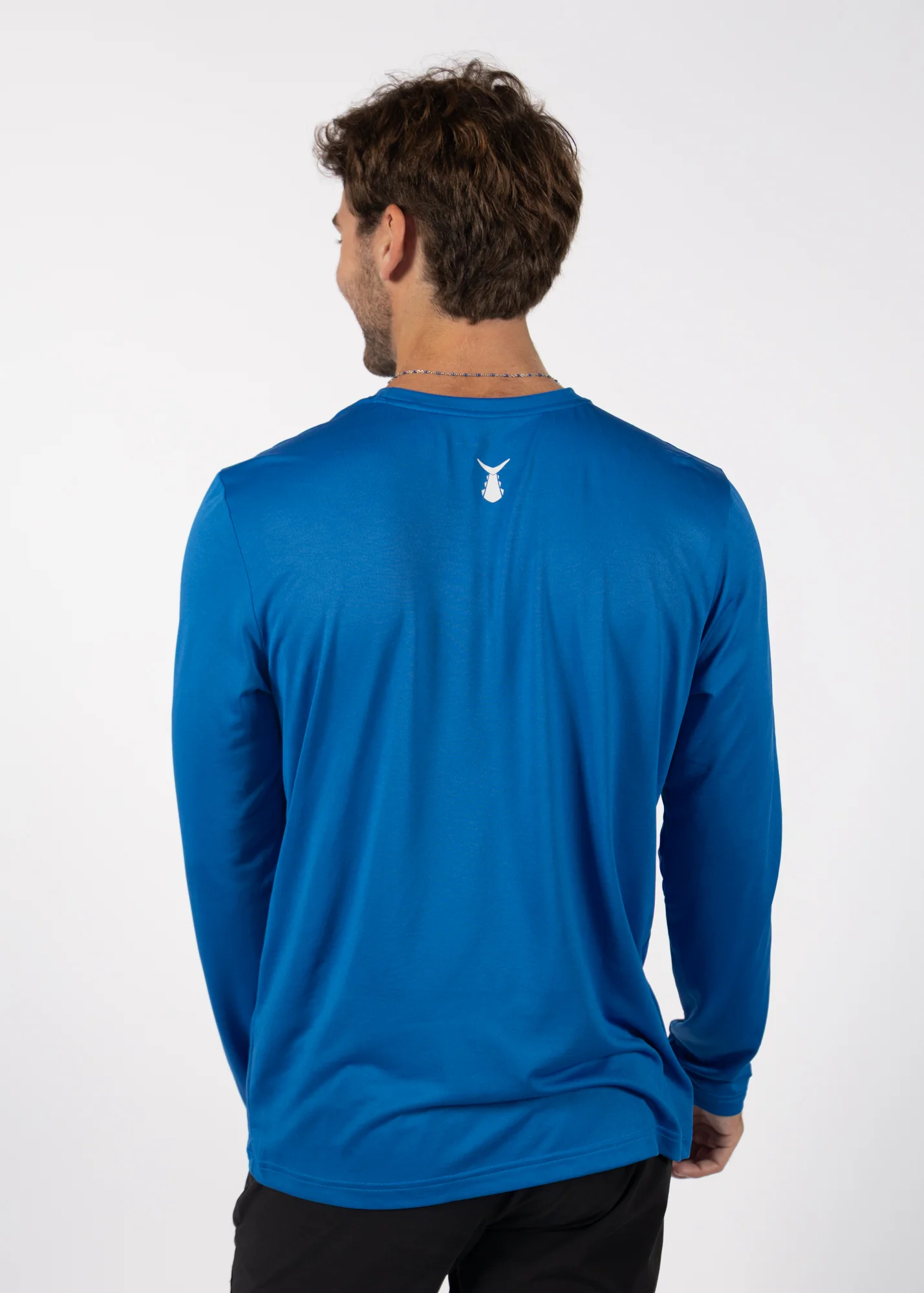 Core 07 | Men's Echo Performance Long Sleeve | Pacific Blue - Image 2