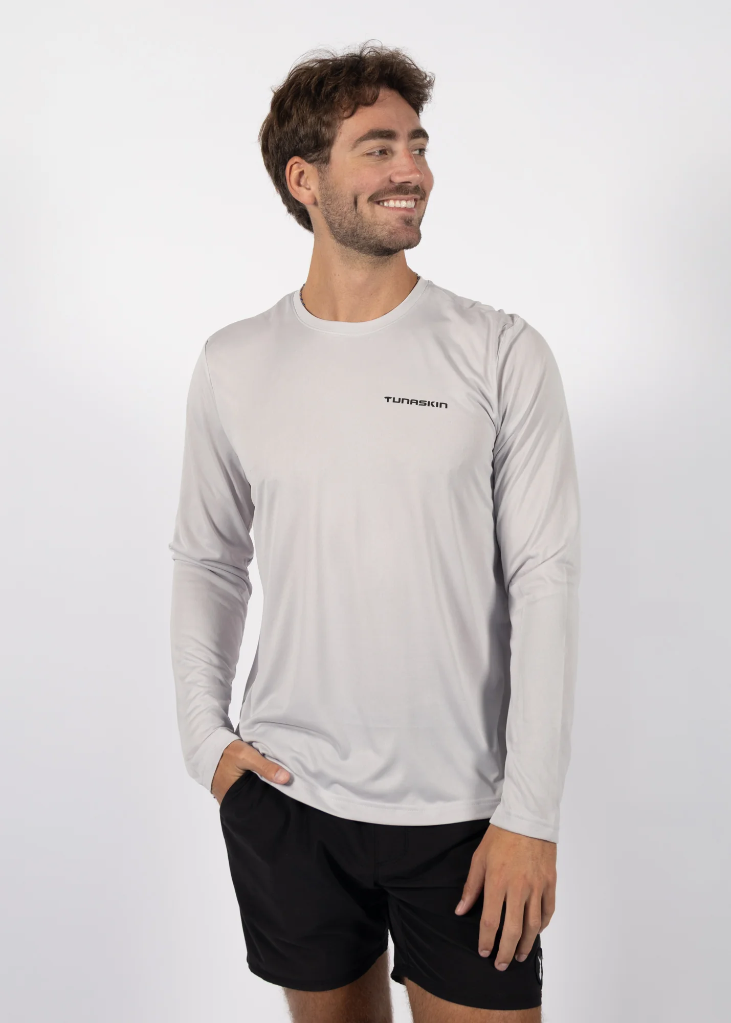 Core 07 | Men's Echo Performance Long Sleeve | Silver