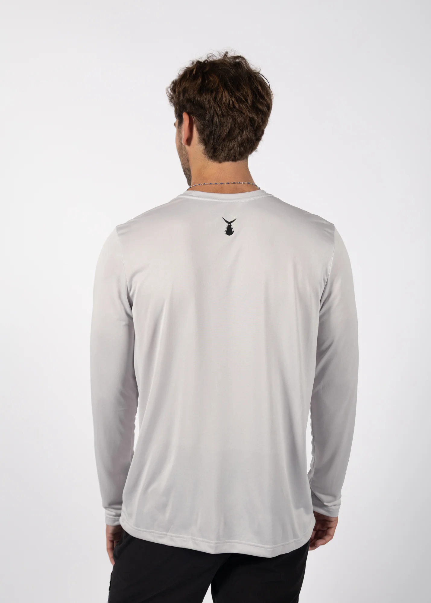 Core 07 | Men's Echo Performance Long Sleeve | Silver - Image 3