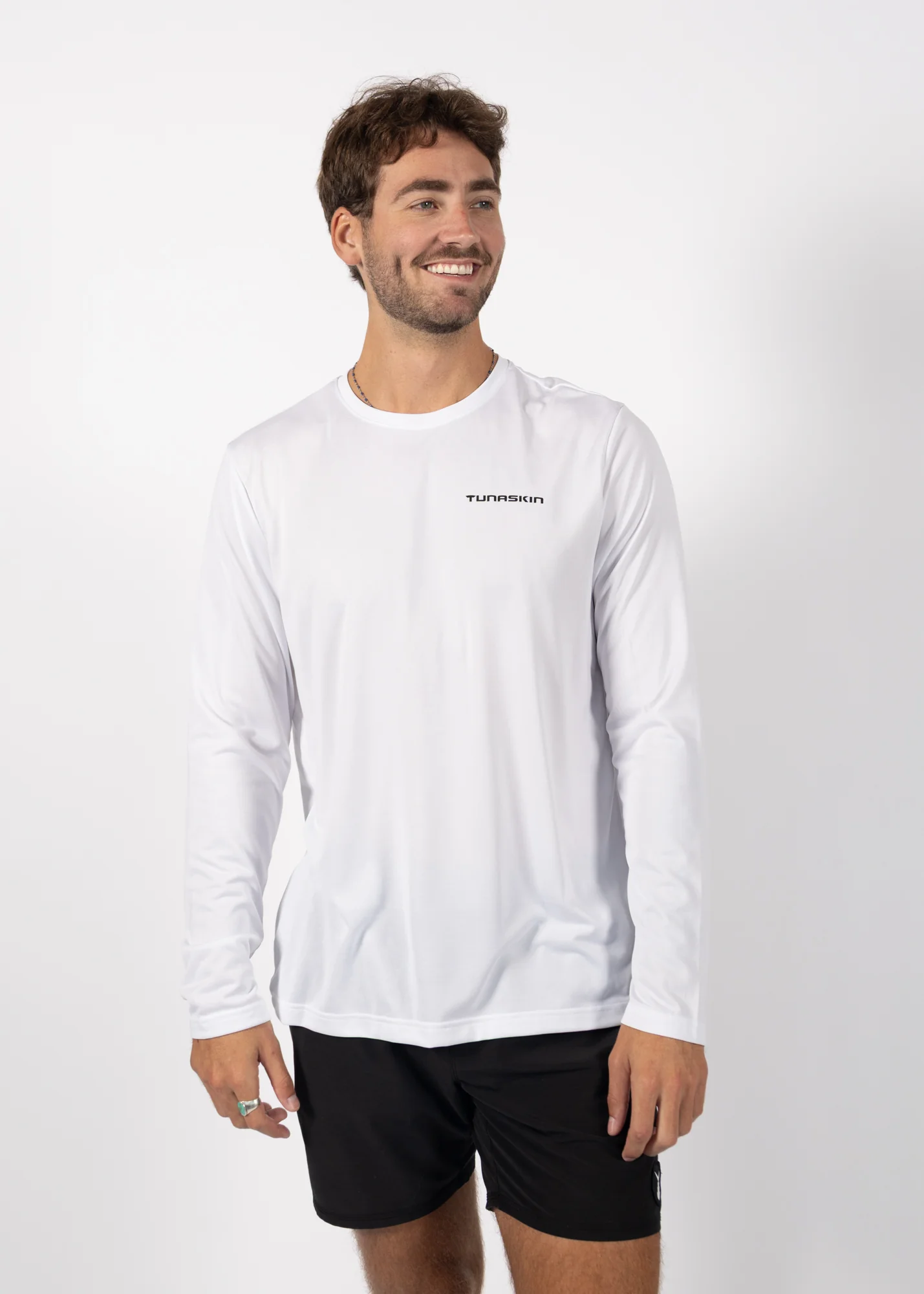 Core 07 | Men's Echo Performance Long Sleeve | White