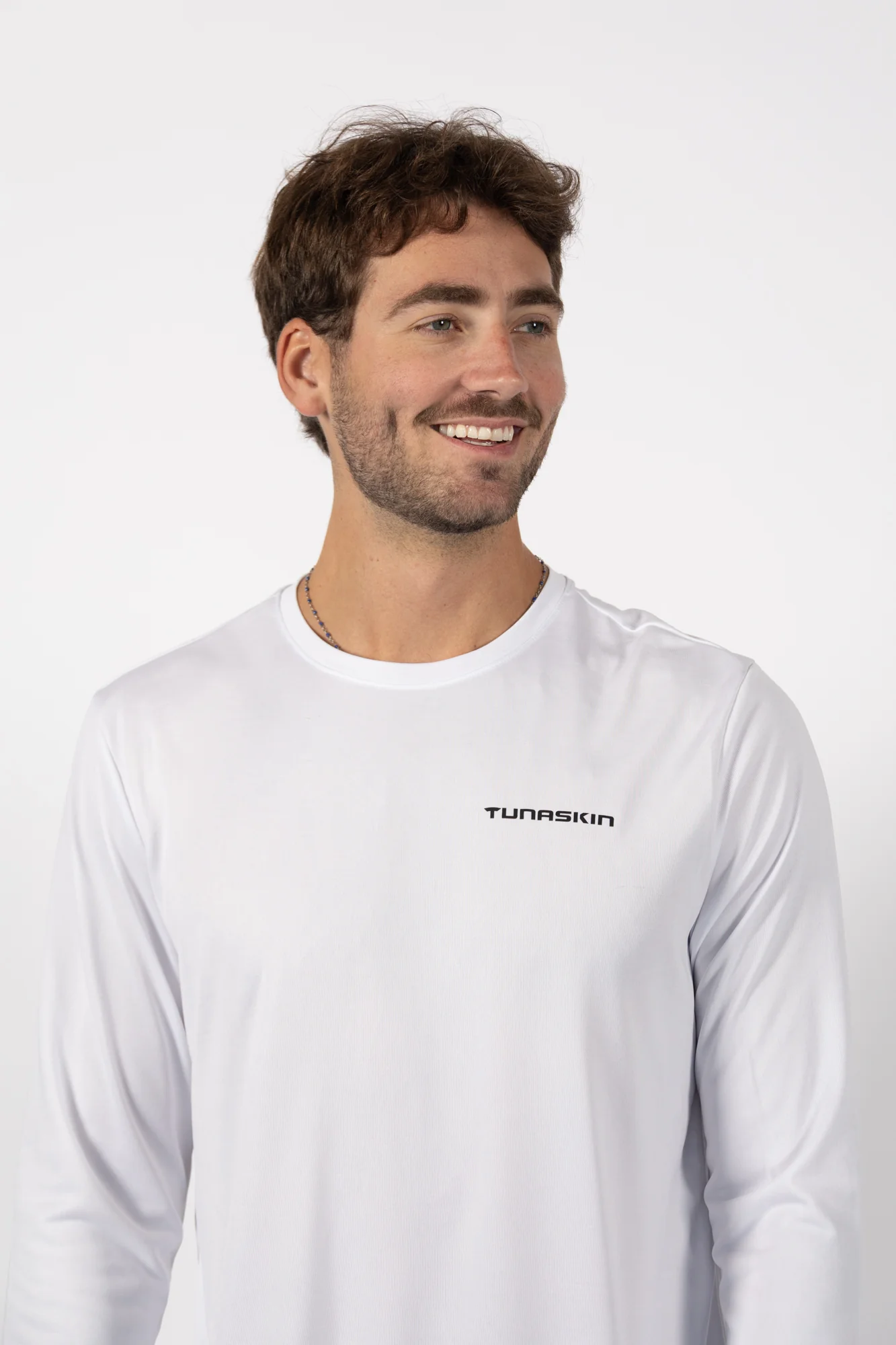Core 07 | Men's Echo Performance Long Sleeve | White - Image 2