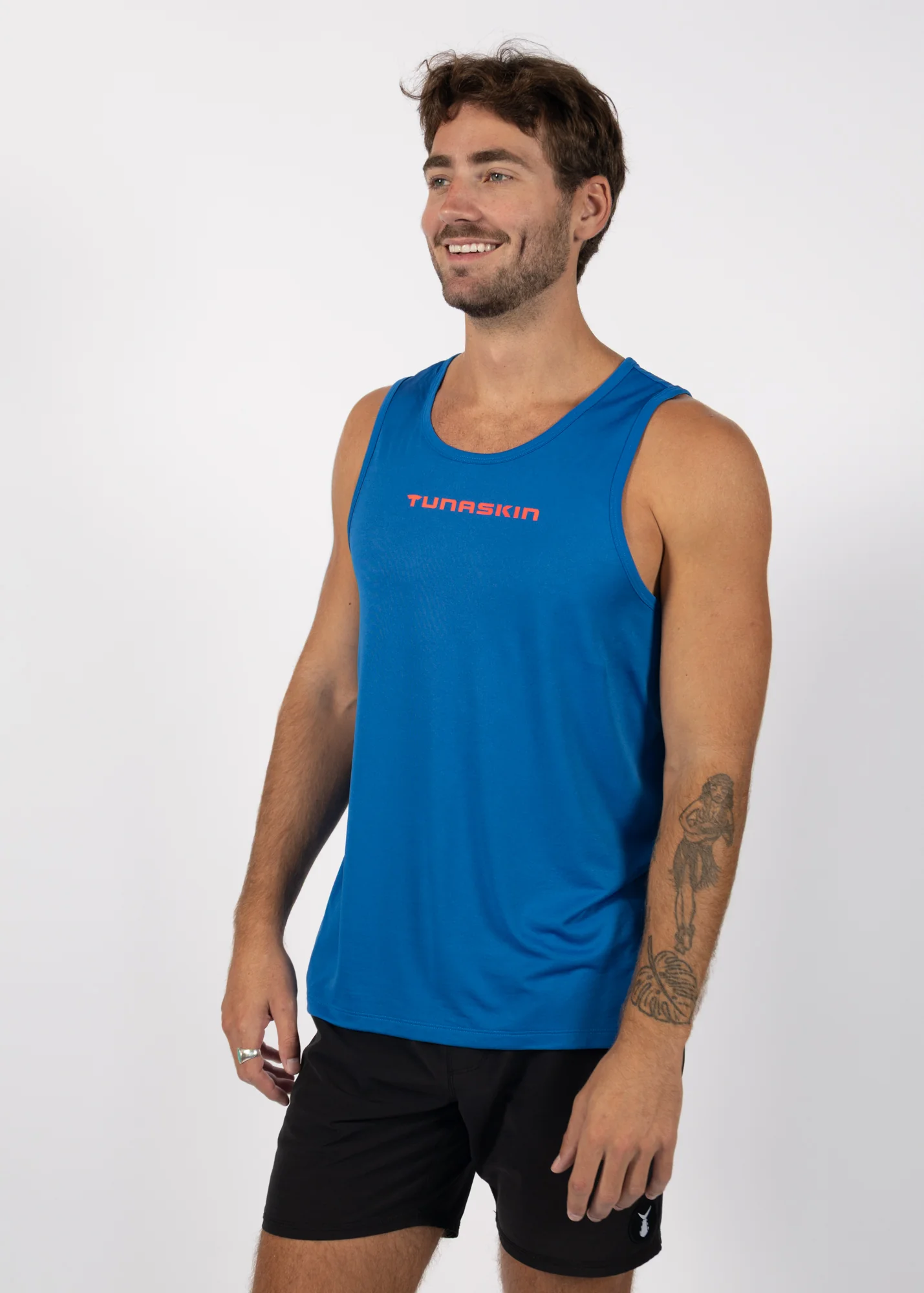 Men's Echo Performance Tank | Pacific Blue