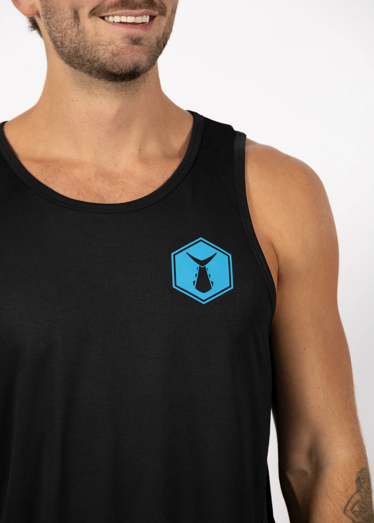 Hex | Men's Echo Performance Tank | Black - Image 2