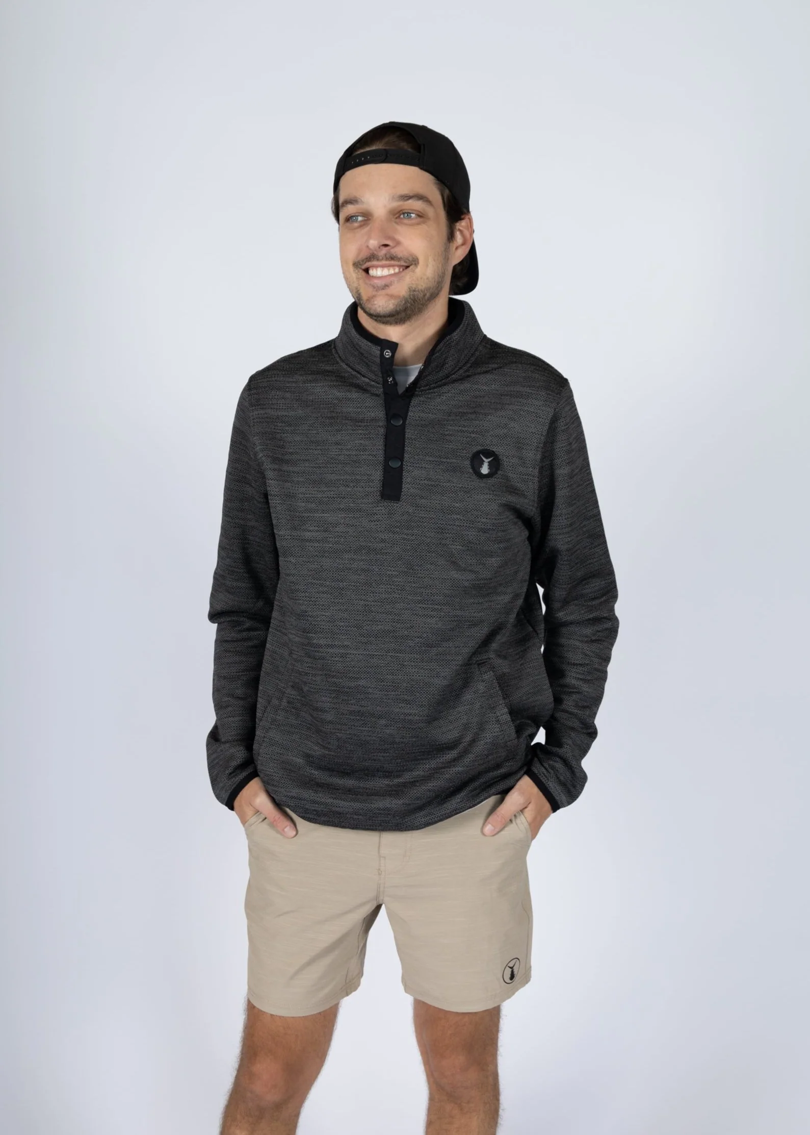 TSK Augustine Pullover | Heather Black - Image 4