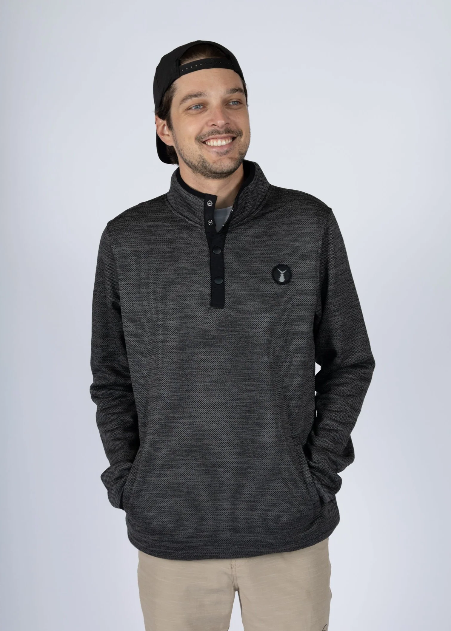 TSK Augustine Pullover | Heather Black - Image 6