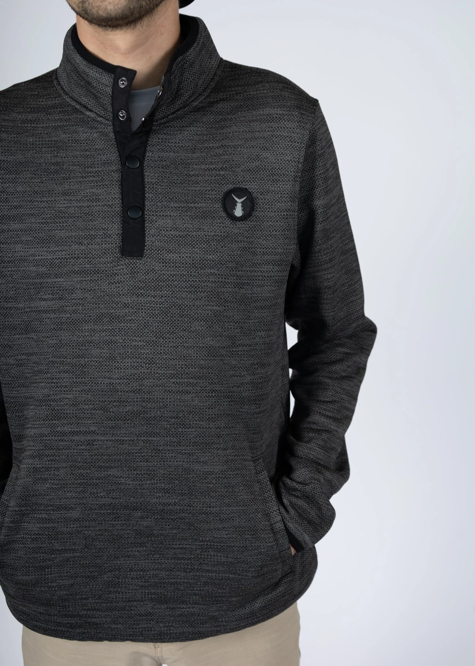 TSK Augustine Pullover | Heather Black - Image 7