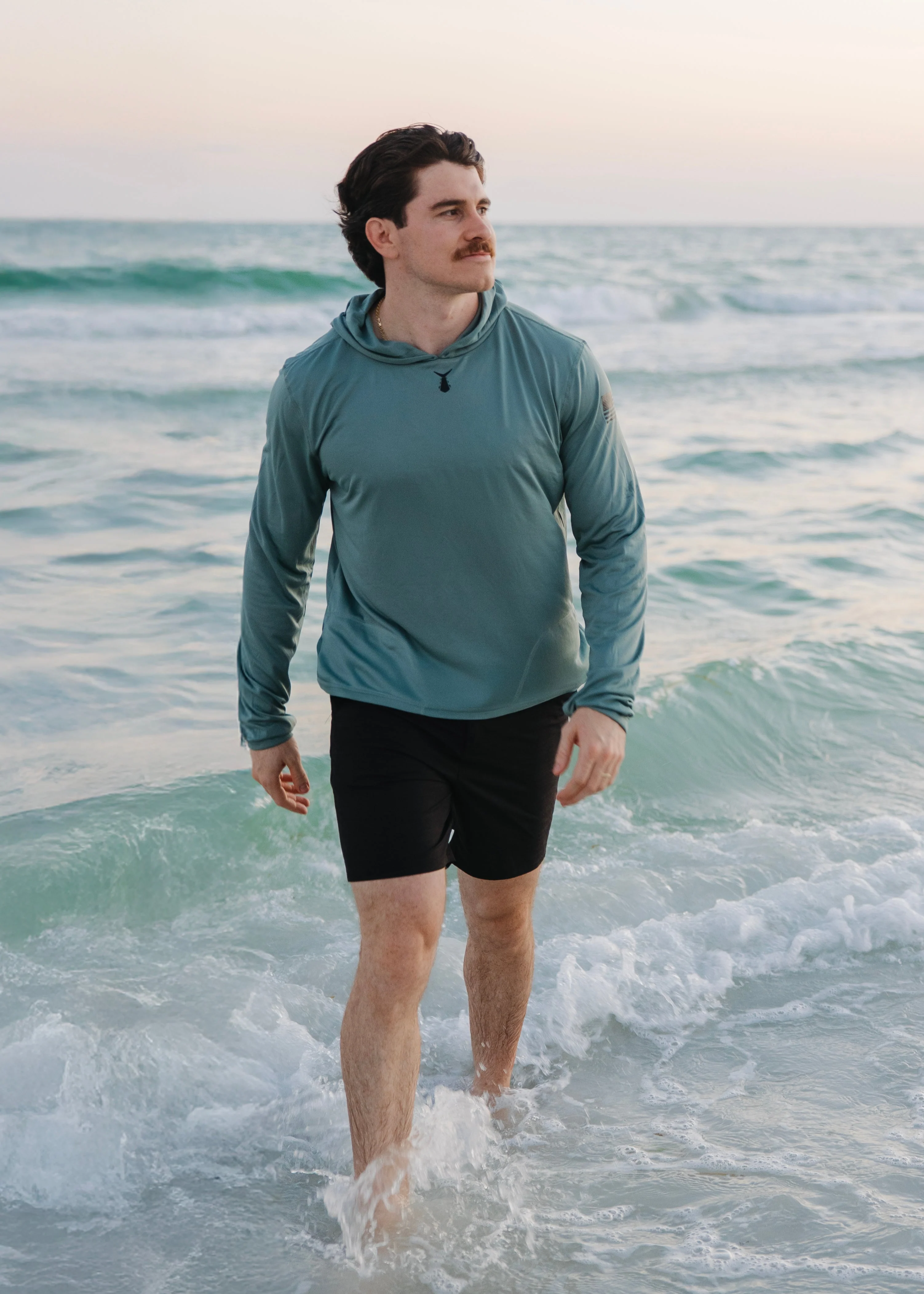 Echo Performance Hoodie | Olive - Americana