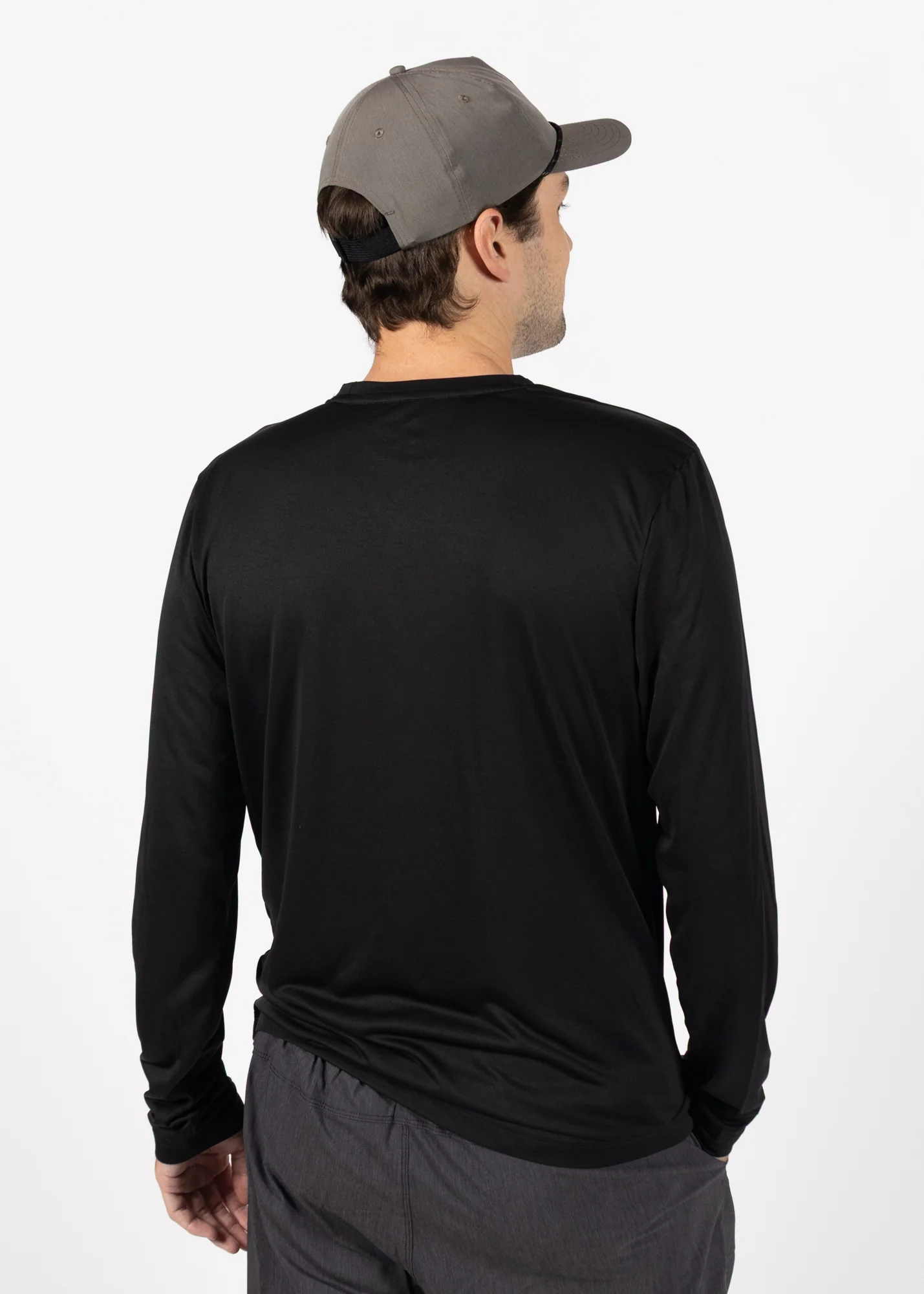 Men's Echo Performance Long Sleeve | Black - Image 2