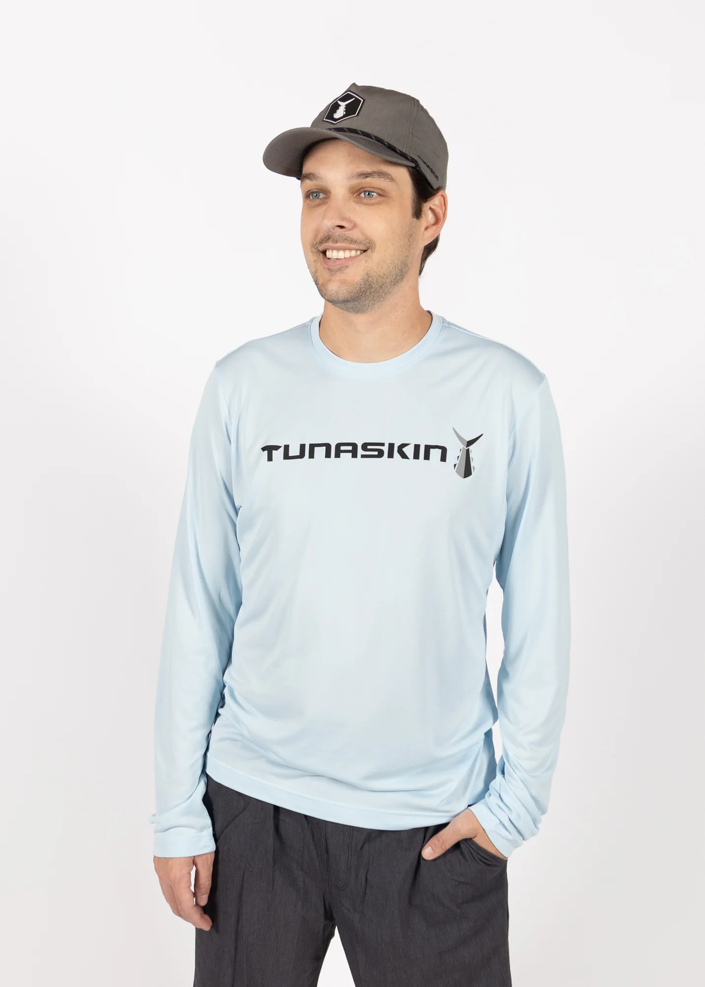 Men's Echo Performance Long Sleeve | Ice Blue