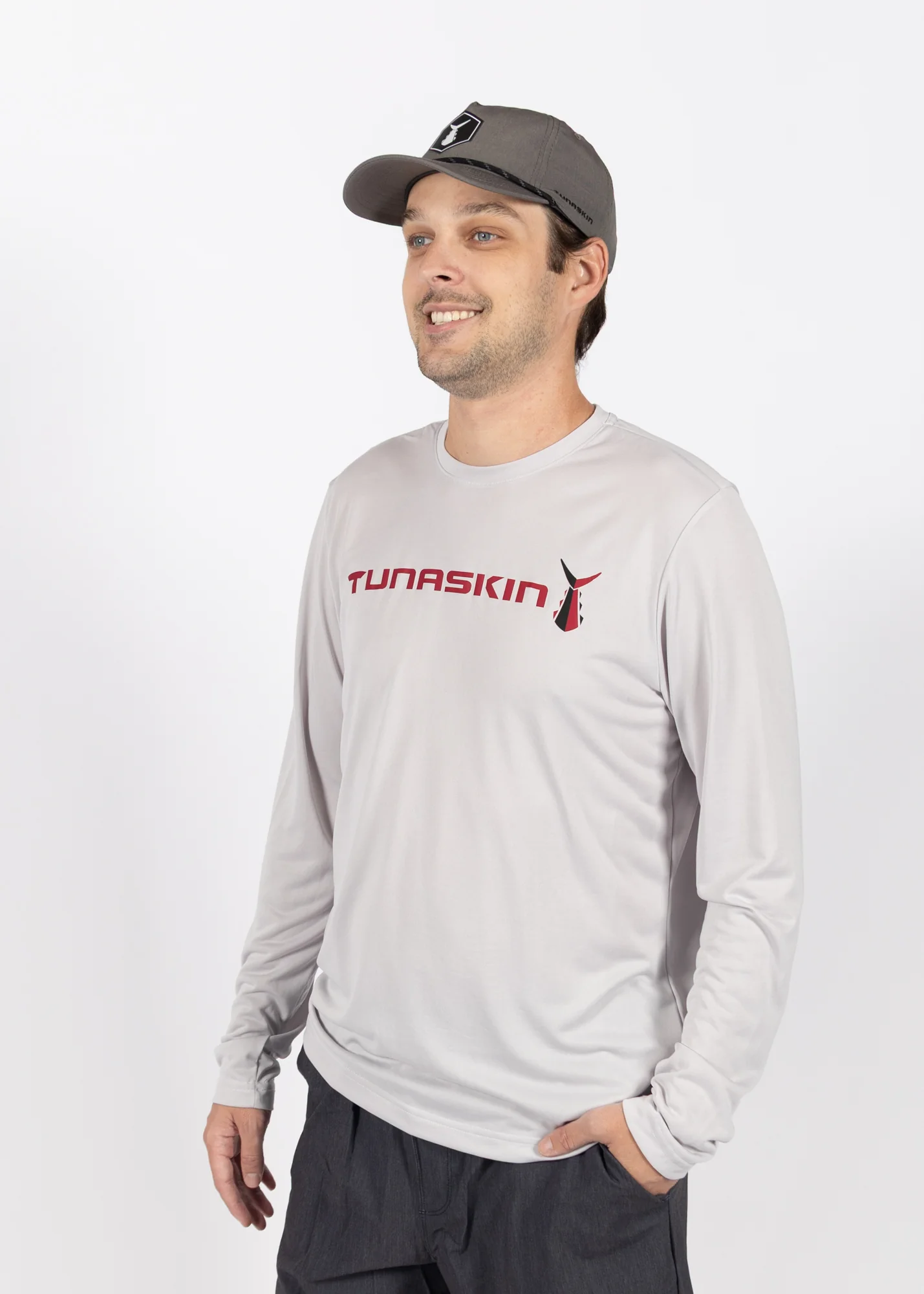 Men's Echo Performance Long Sleeve | Silver