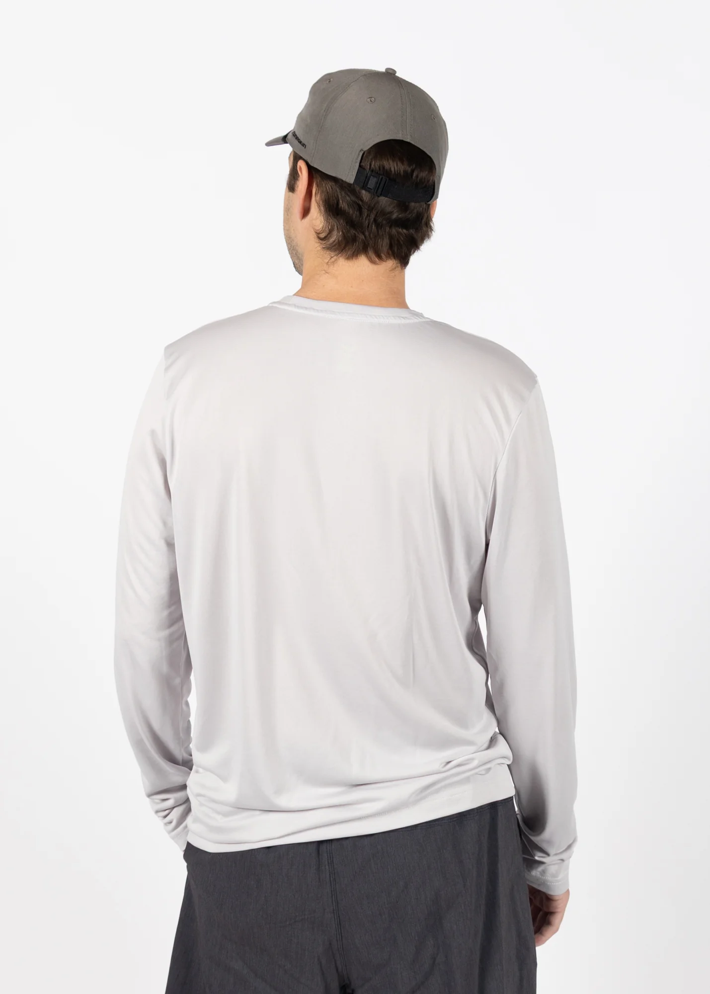 Men's Echo Performance Long Sleeve | Silver - Image 2