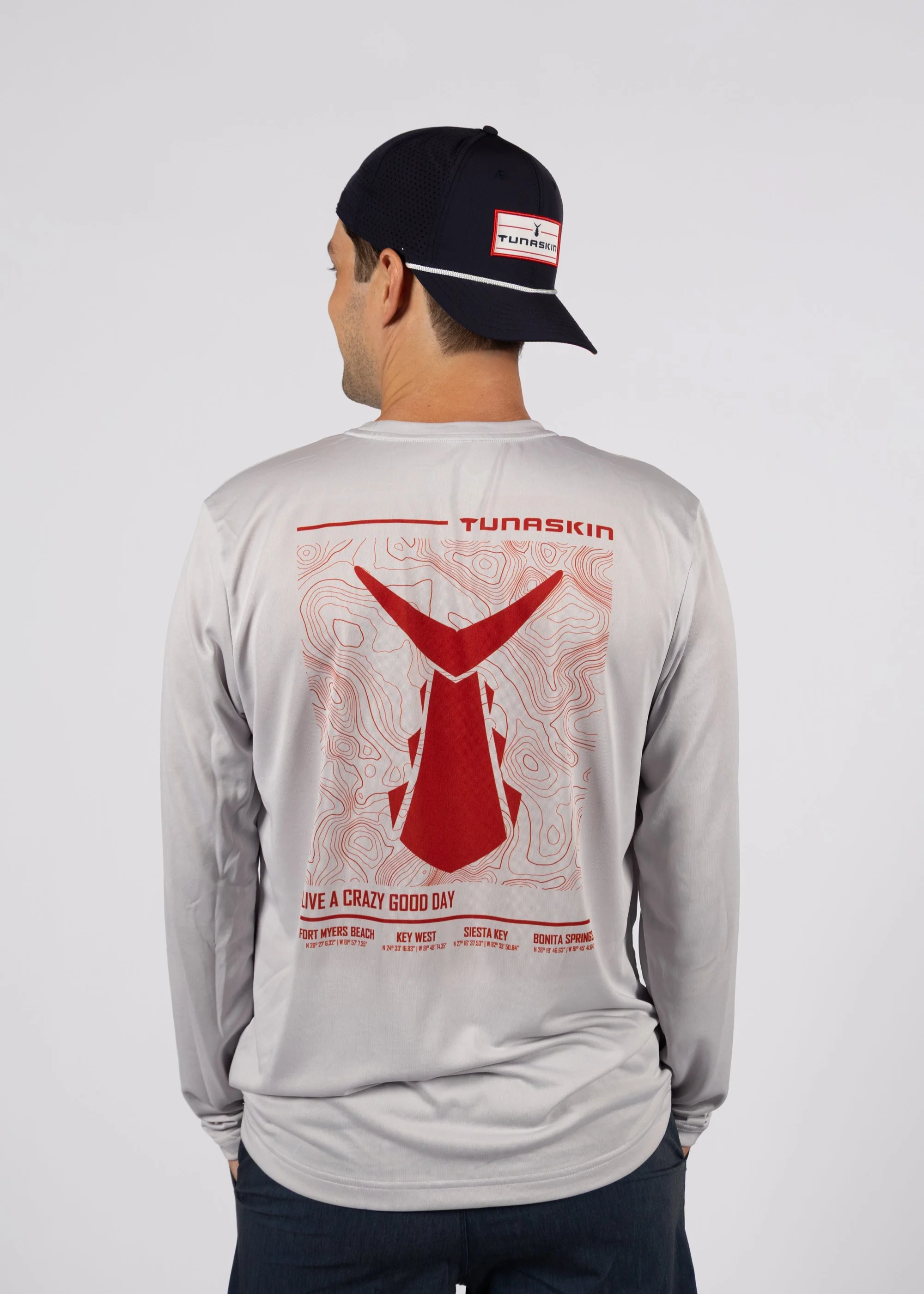 Topo | Men's Long Sleeve Echo Performance | Silver - Image 4