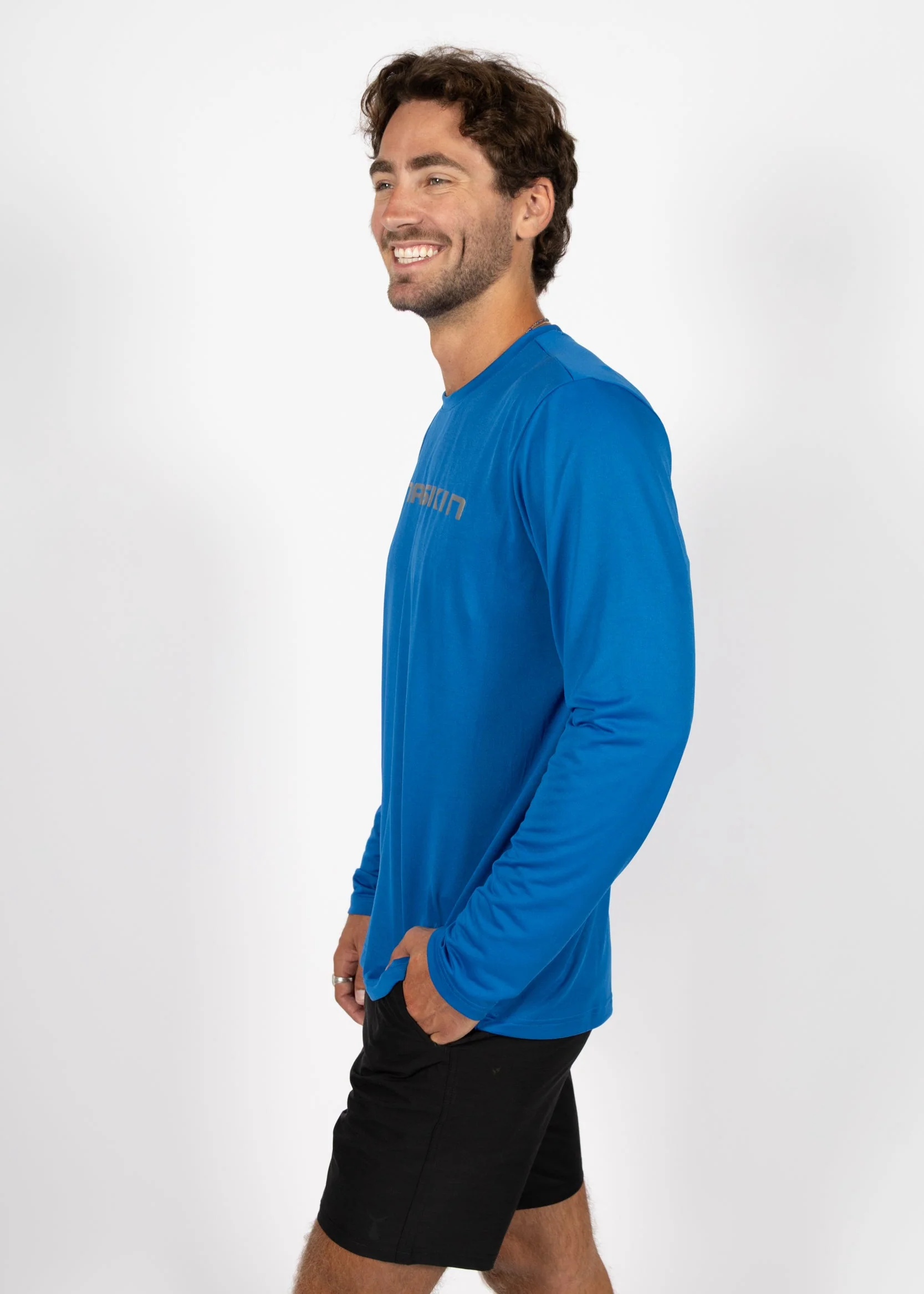 Echo Performance Long Sleeve | Pacific Blue - Image 3