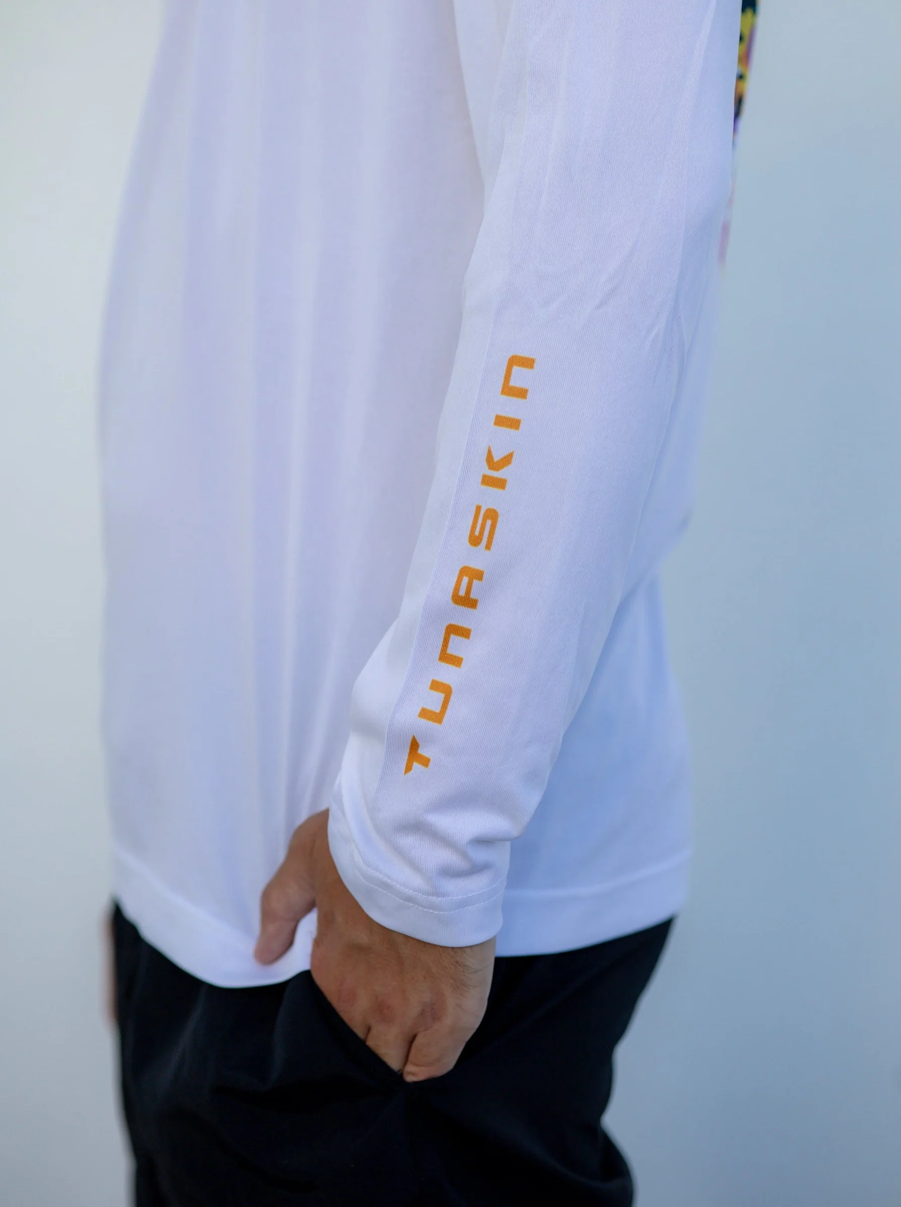 Plant A Million Corals | Tunaskin - Men's Long Sleeve Echo - Image 3