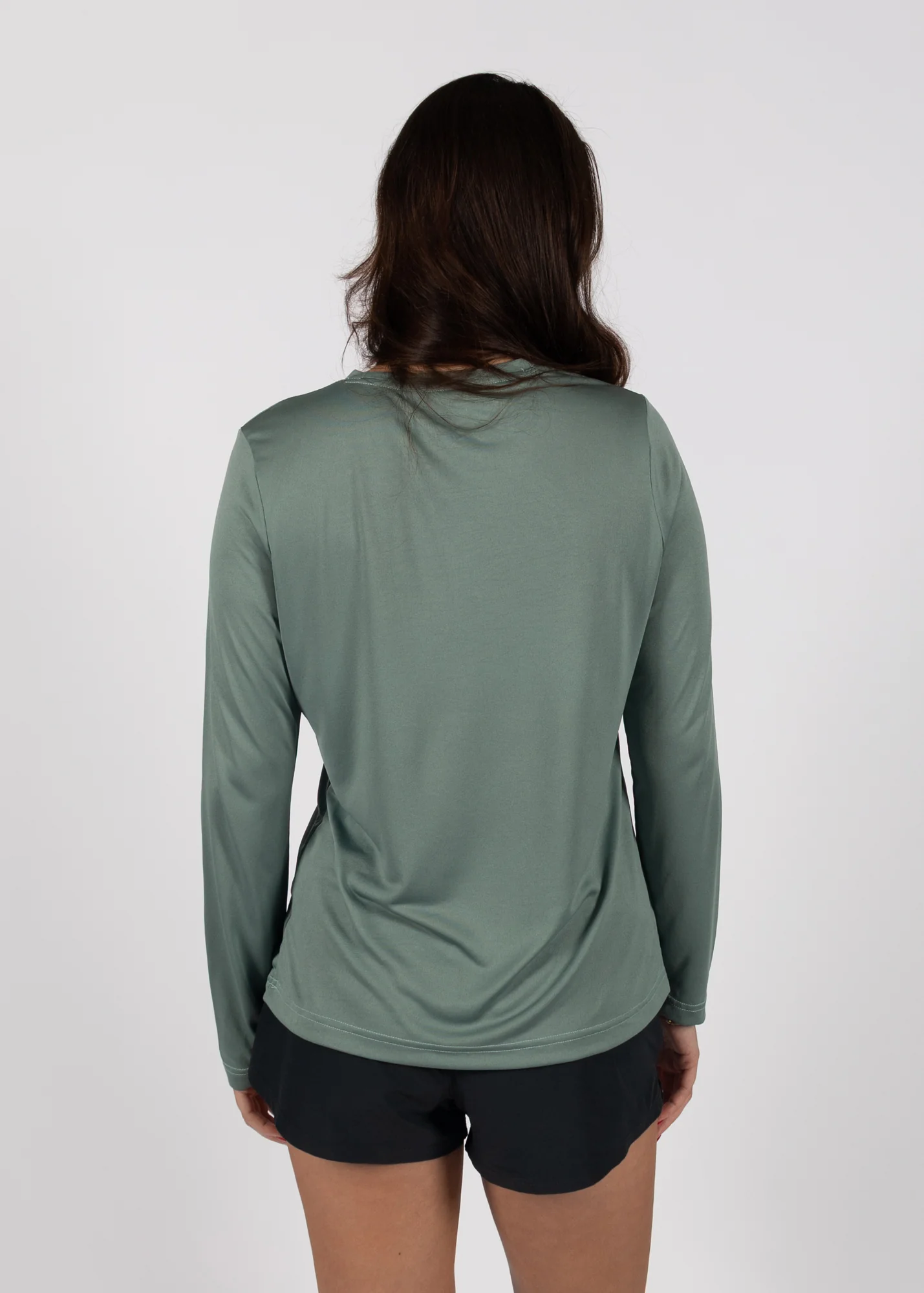 Women's Echo Performance Long Sleeve | Olive - Image 2