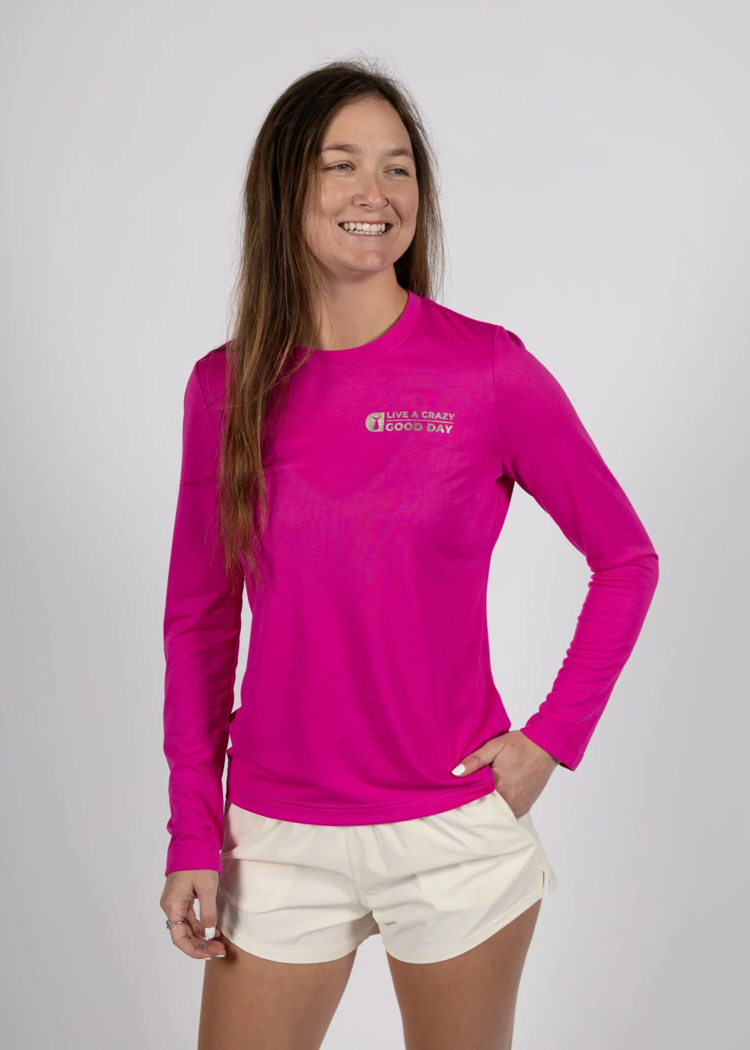 Women's Echo Performance Long Sleeve | Dragonfruit