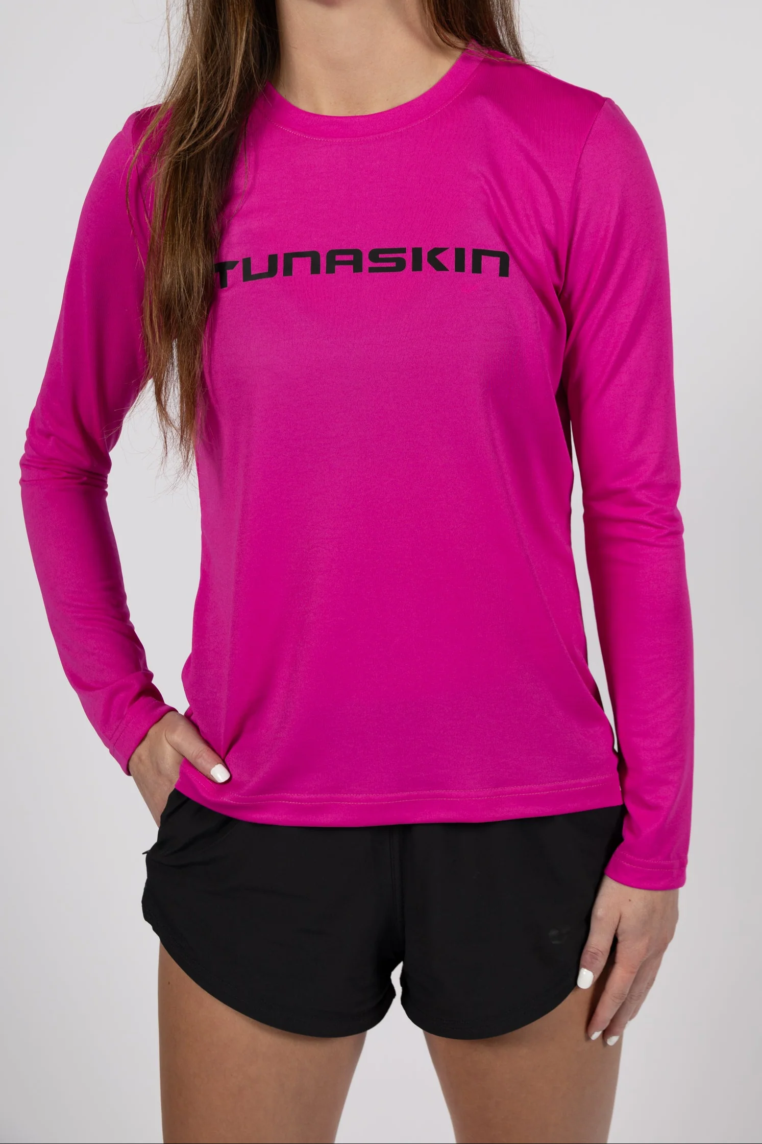 Women's Echo Performance Long Sleeve | Dragonfruit - Image 3