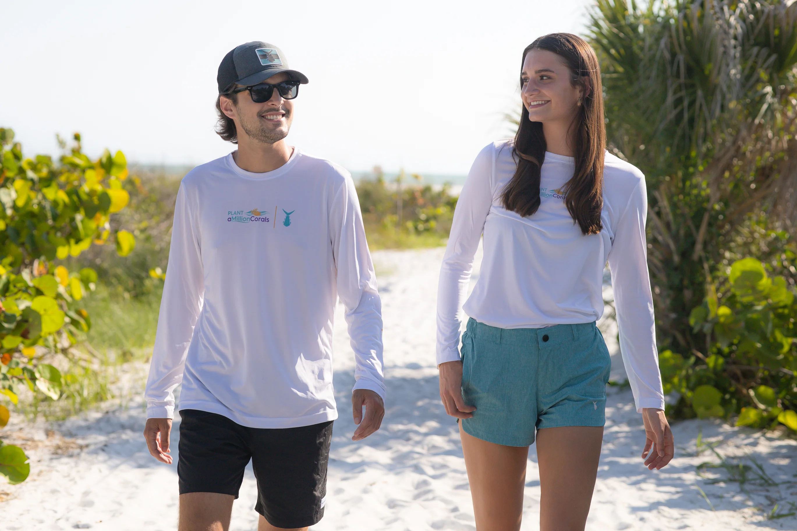 Plant a Million Corals | Tunaskin - Women's Long Sleeve Echo - Image 6