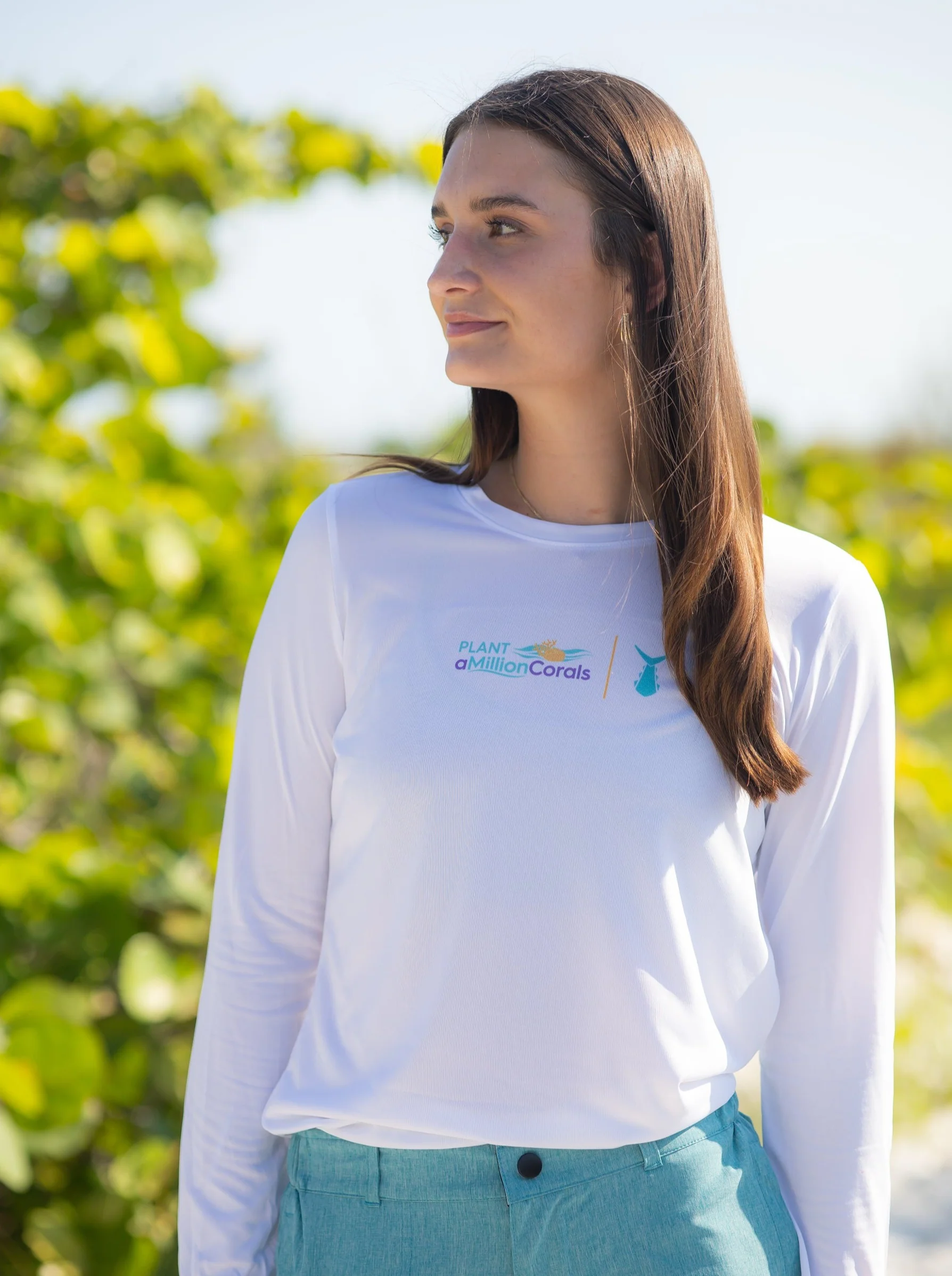 Plant a Million Corals | Tunaskin - Women's Long Sleeve Echo - Image 7