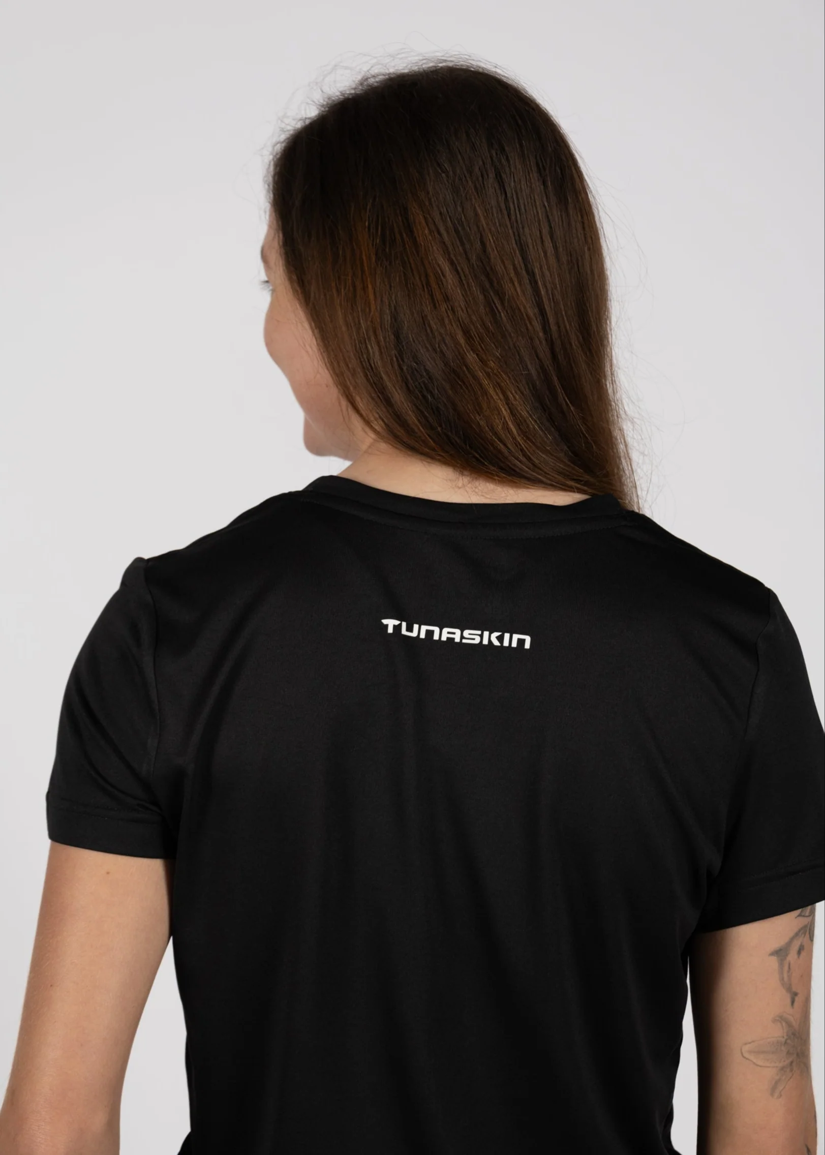 Women's Echo Performance Short Sleeve V-Neck | Black - Image 2