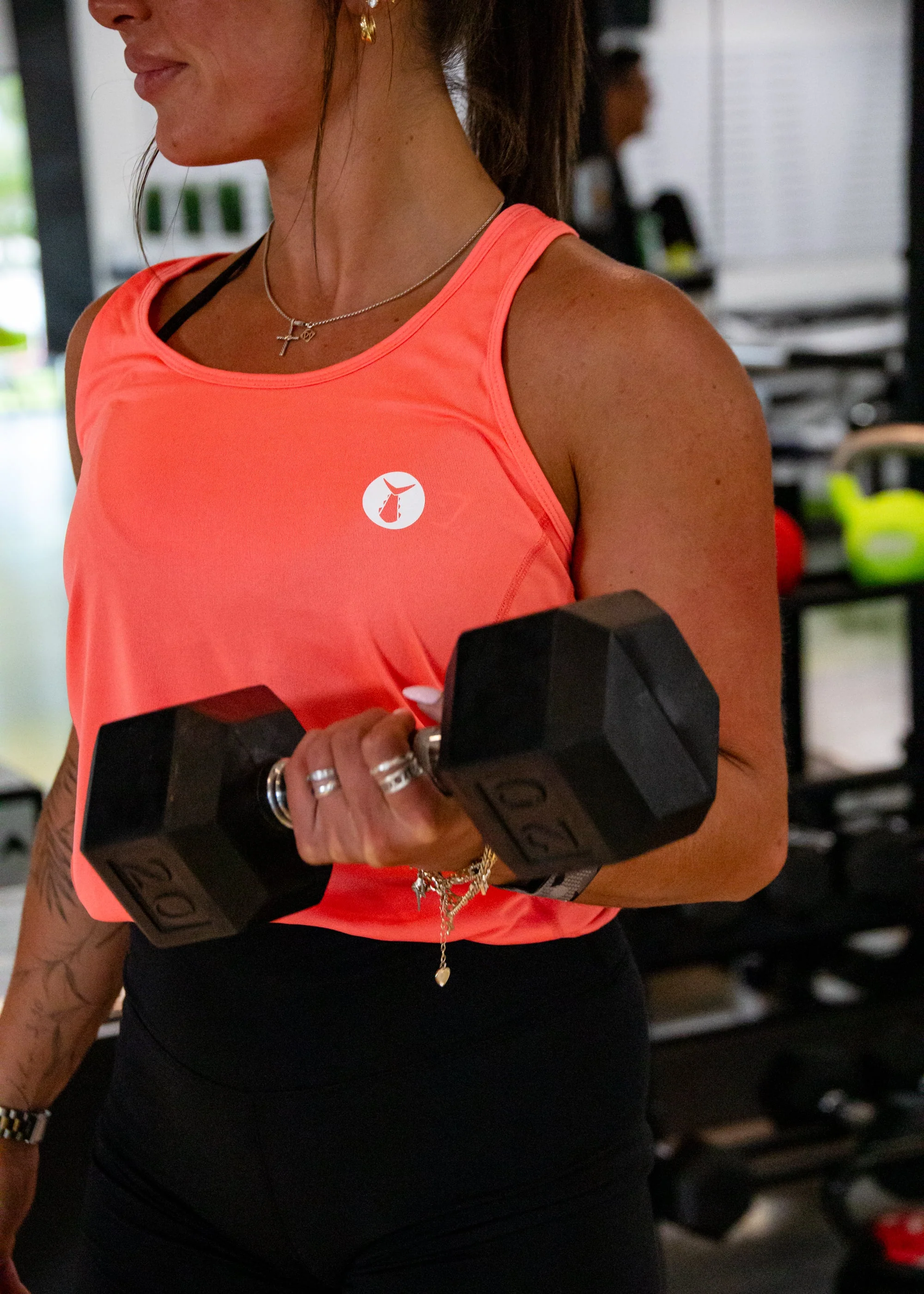 Women's Echo Performance Tank | Coral - Image 3