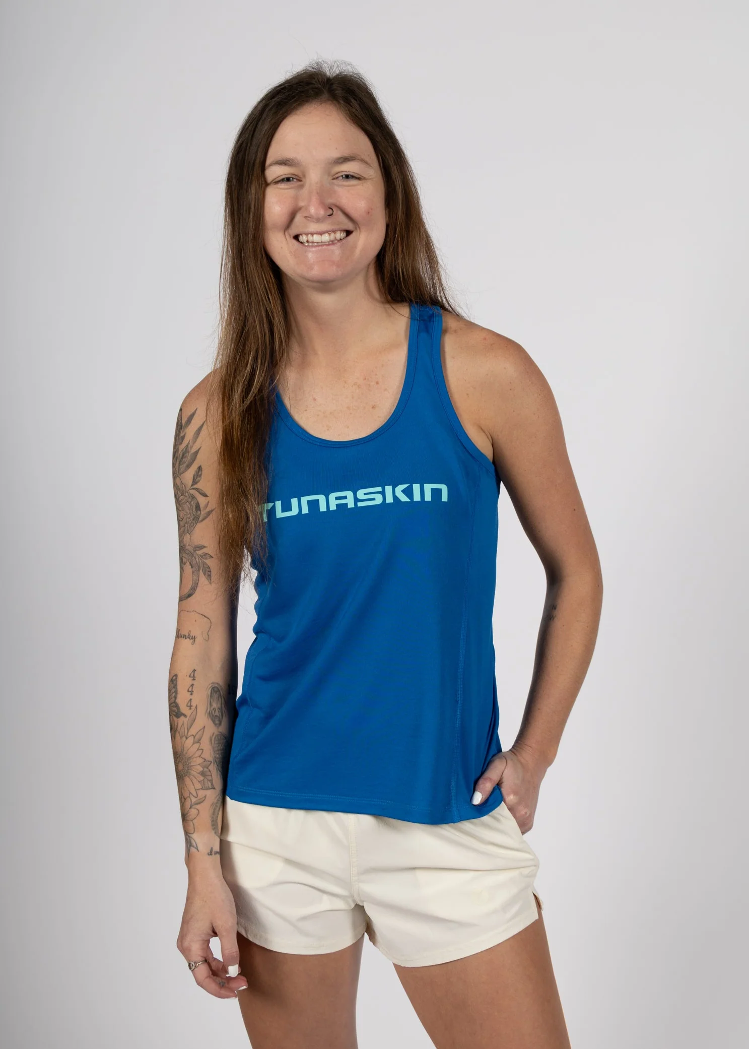 Echo Performance Tank | Pacific Blue