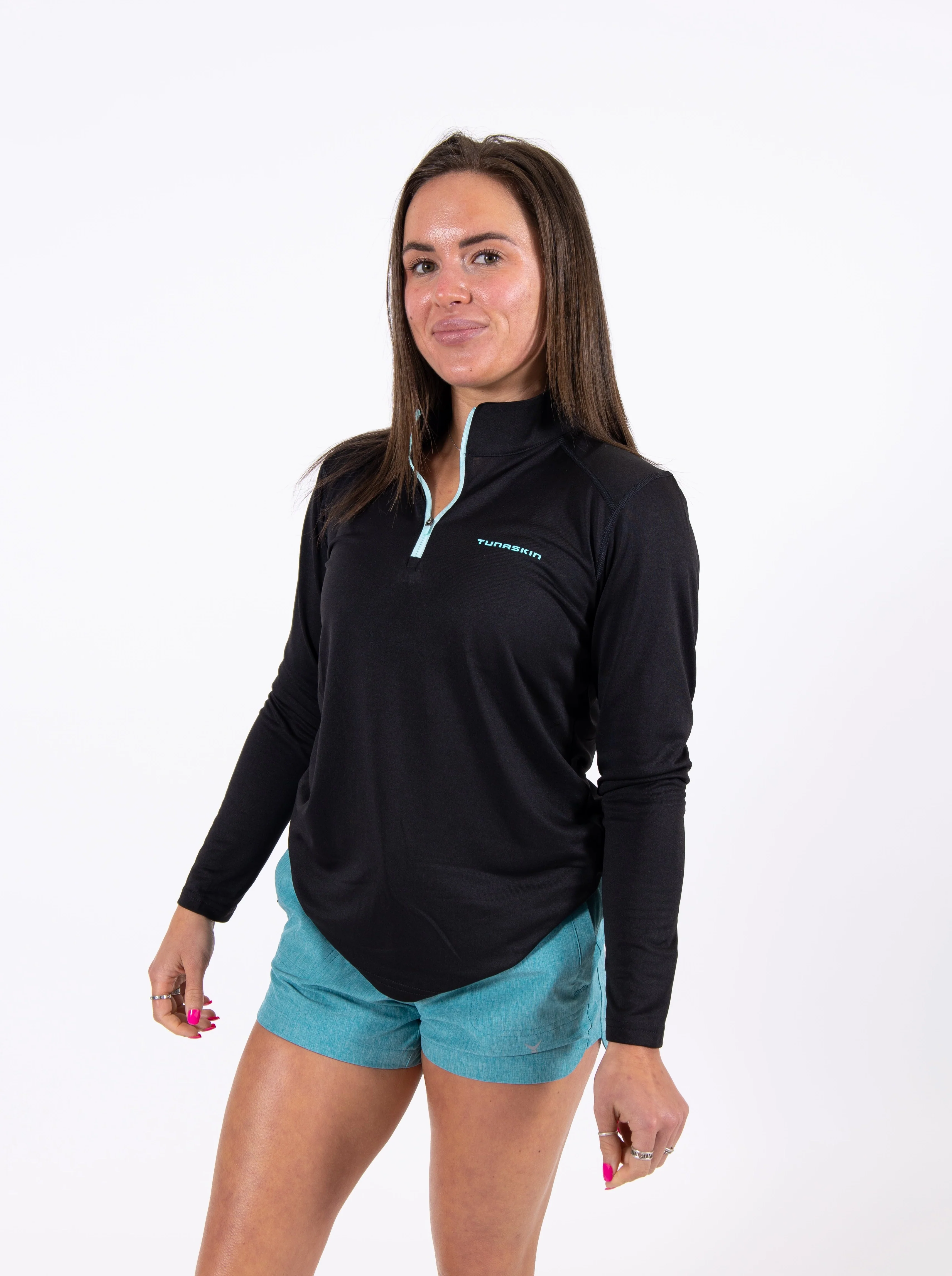 TSK Women's Traveler Shorts | Teal - Image 4