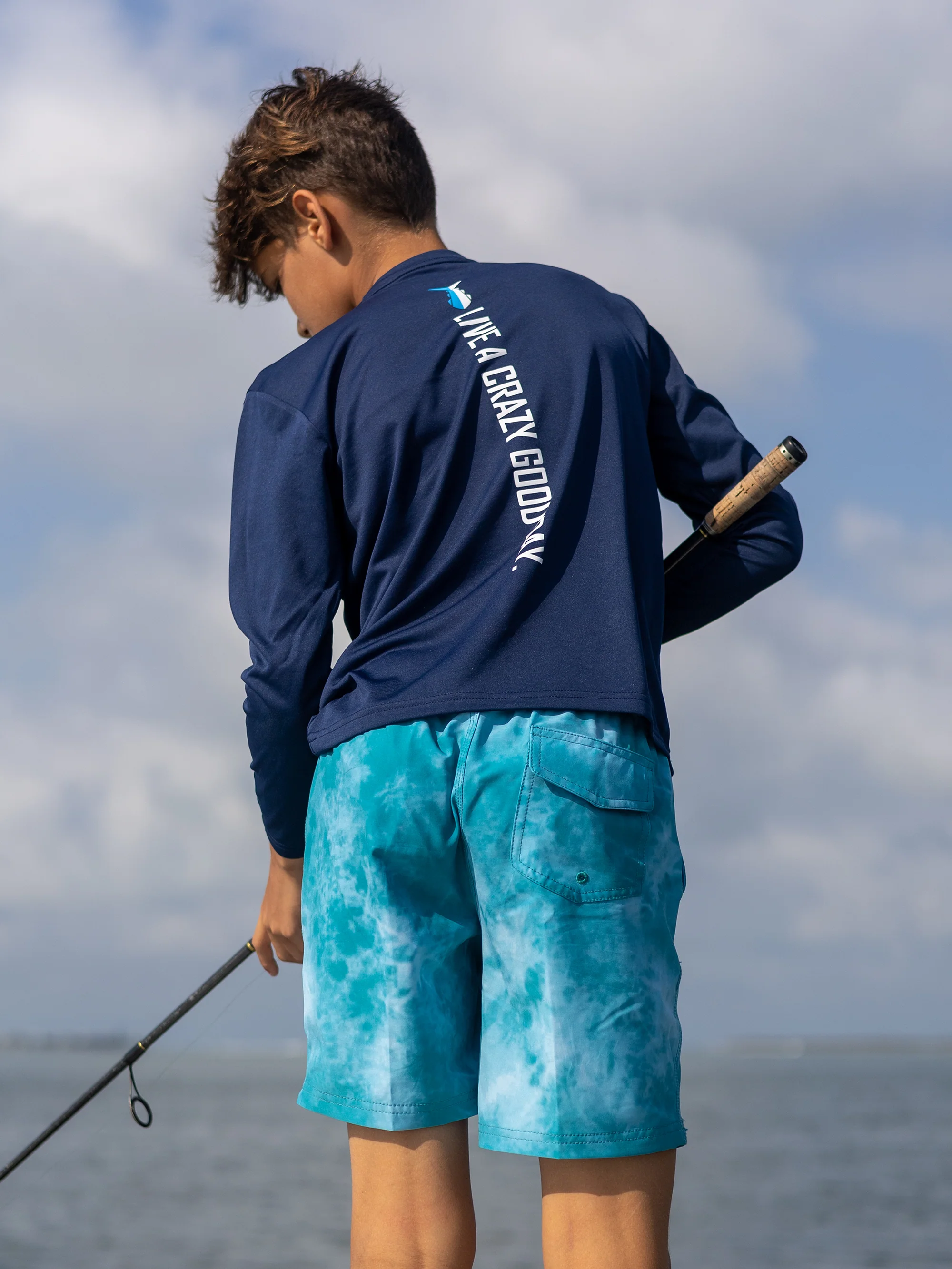 Youth Motion Shorts | Aqua - Image 3