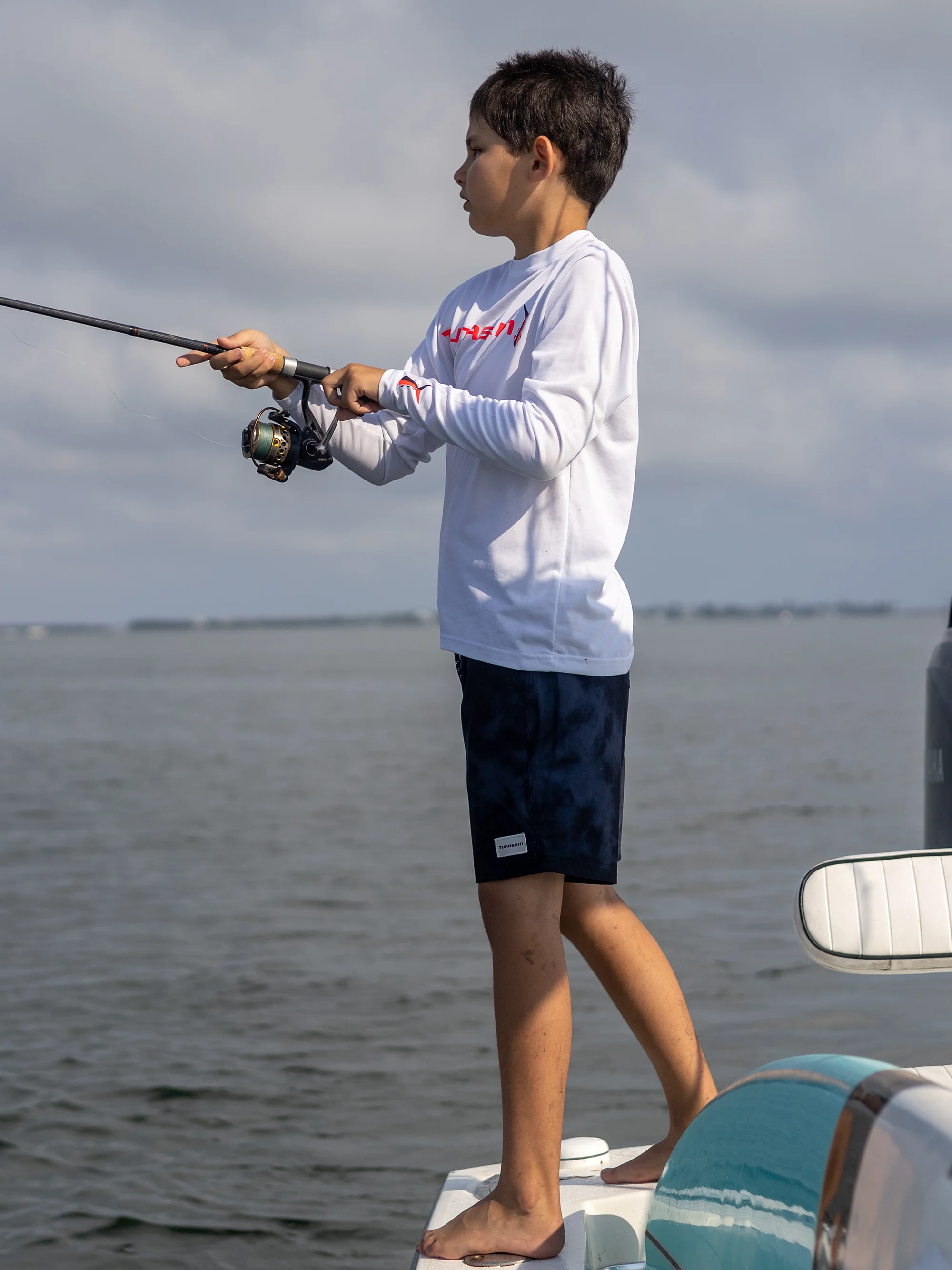 Youth Motion Shorts | Charcoal - Image 2