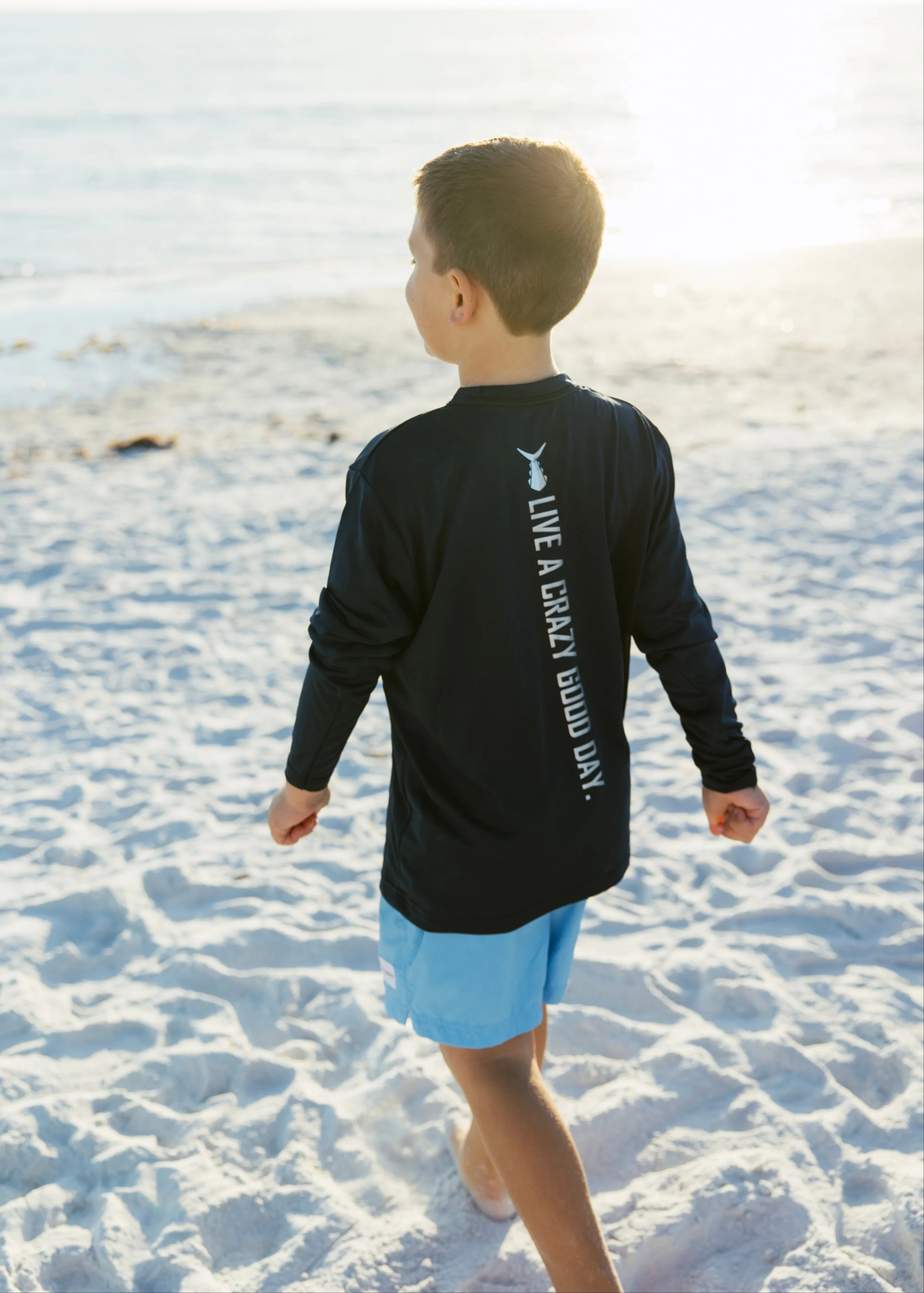 Youth Surf Shorts | Sky Blue - Image 3