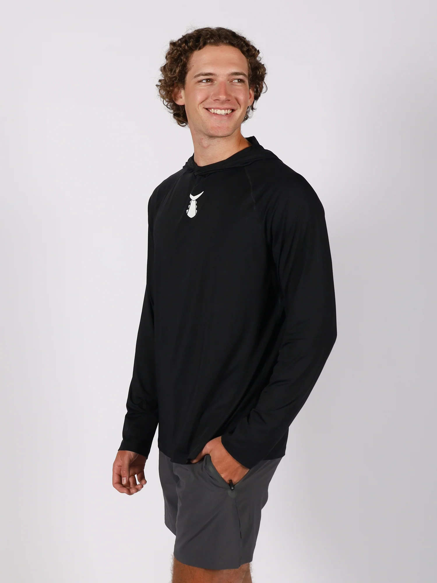 Ahi Breeze Men's Hoodie | Black - Image 4