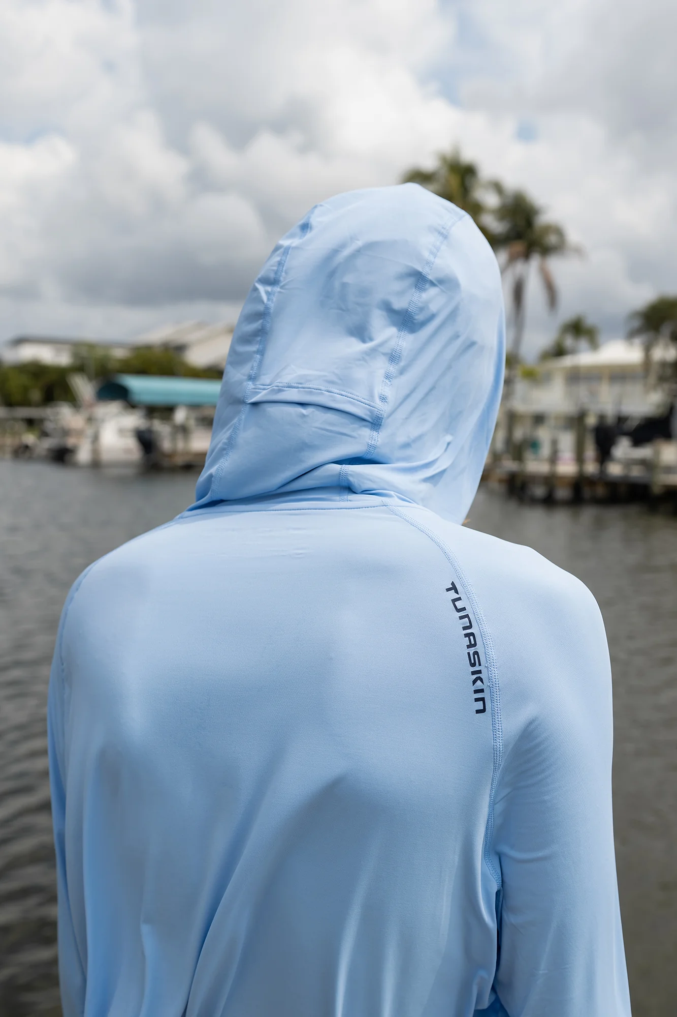 Ahi Breeze Men's Hoodie | Sky - Image 11