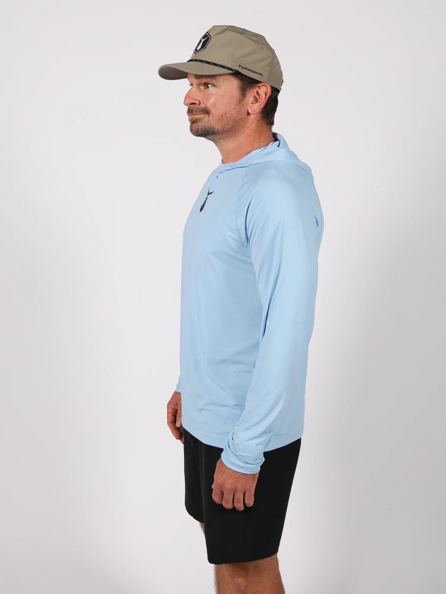 Ahi Breeze Men's Hoodie | Sky - Image 7