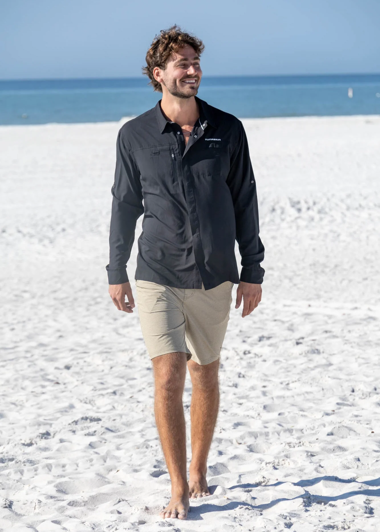 Men's Fibeaus 9" Hybrid Short | Sand - Image 3