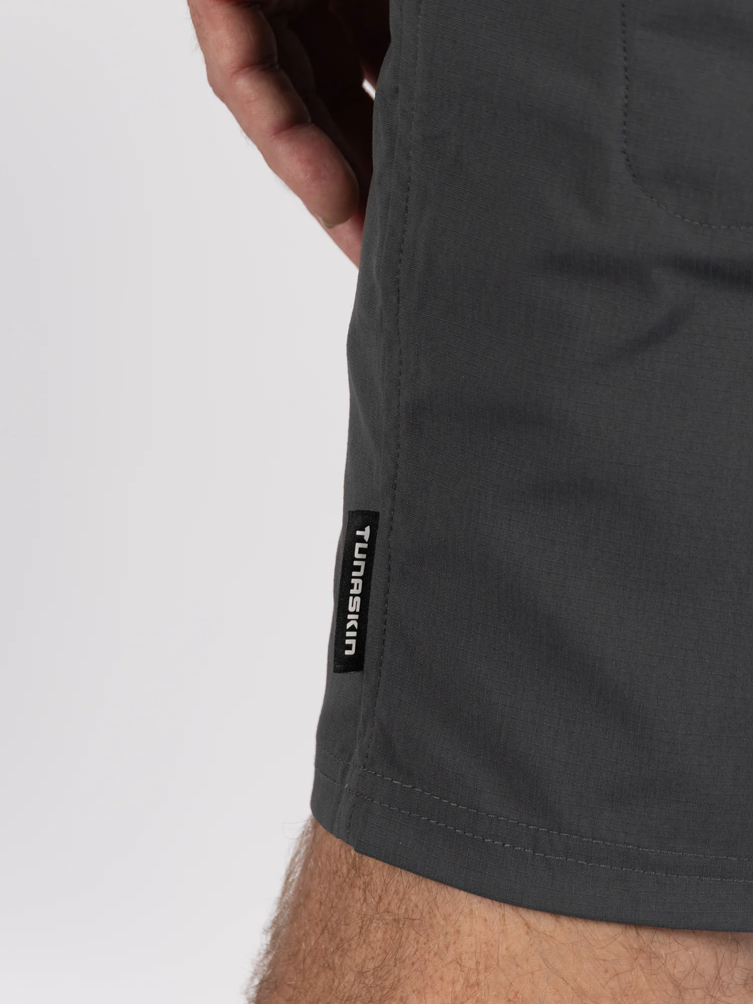 Men's Ripstop Nylon Guide Shorts | Charcoal - Image 7