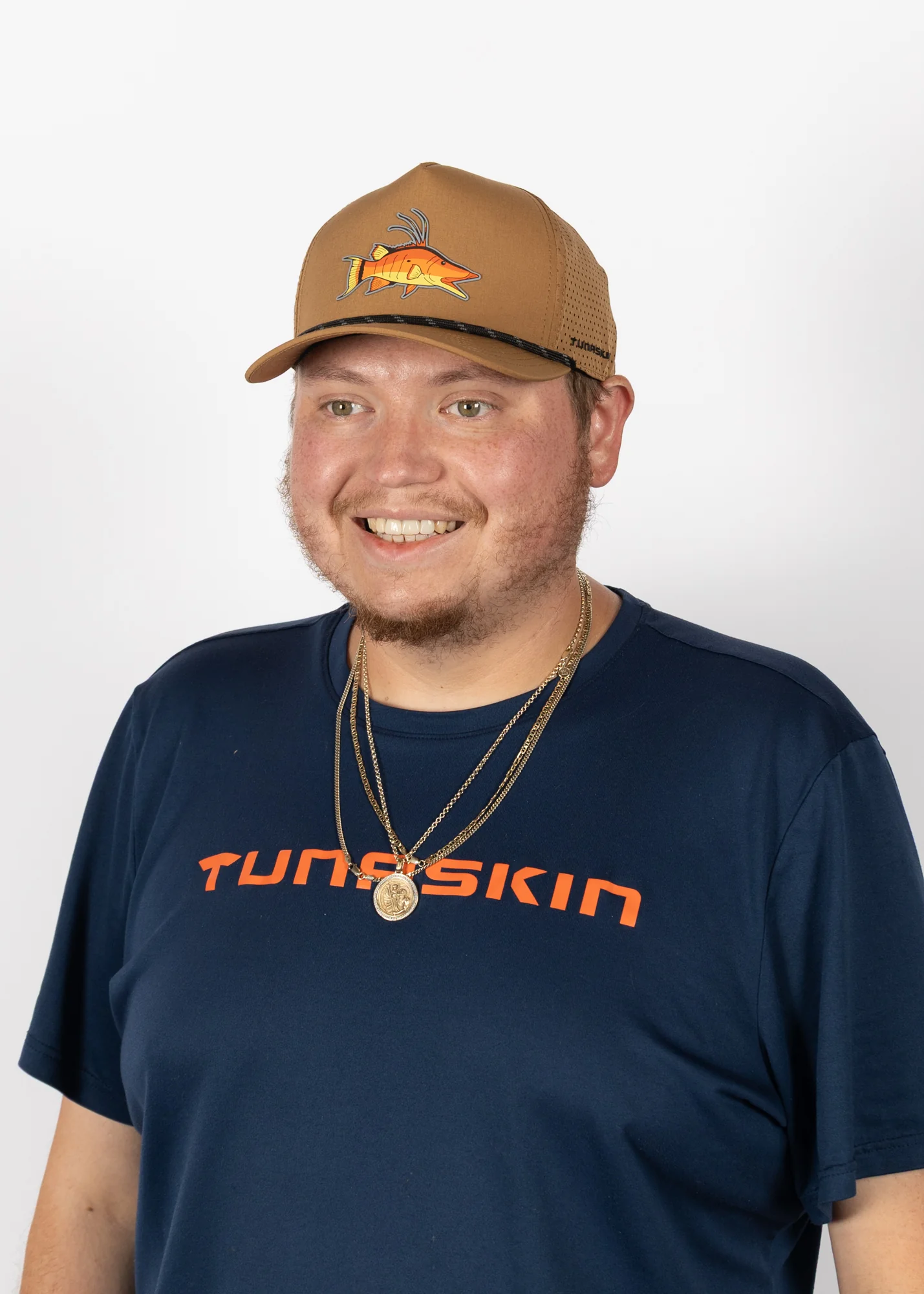 Hogfish | Mid Crown Adjustable Hat | Tan - Image 3