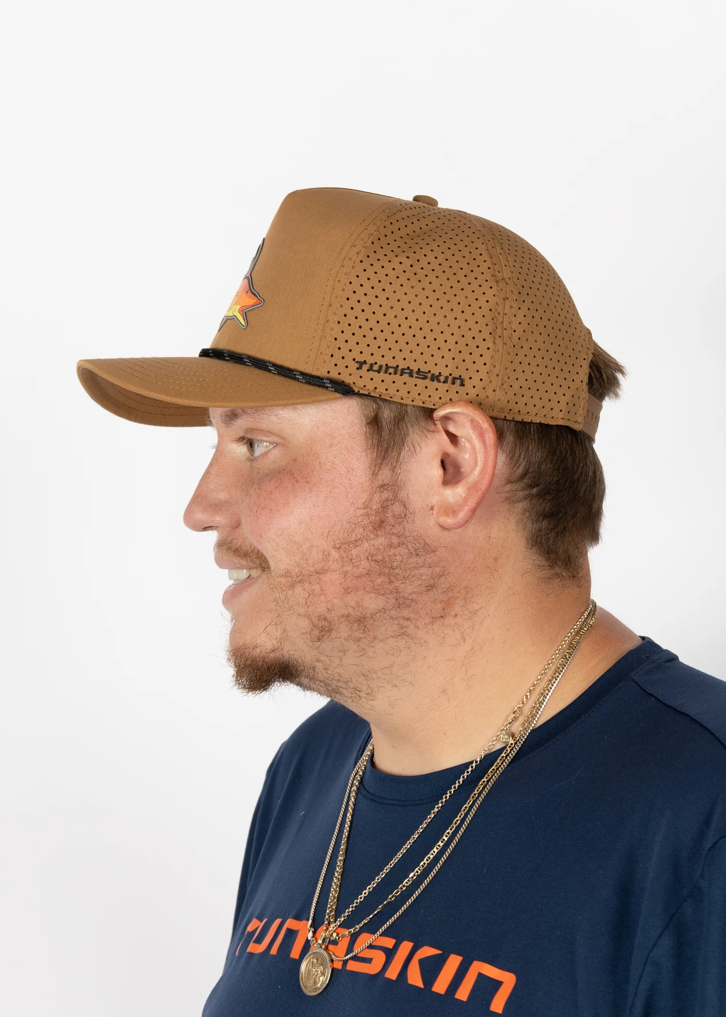Hogfish | Mid Crown Adjustable Hat | Tan - Image 4