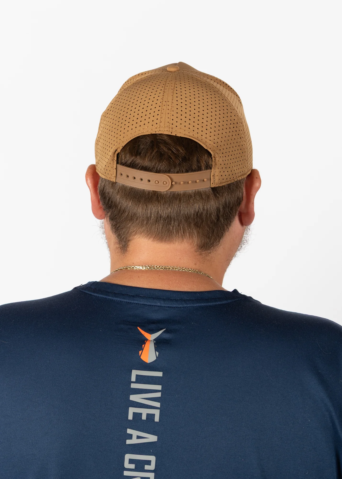 Hogfish | Mid Crown Adjustable Hat | Tan - Image 6